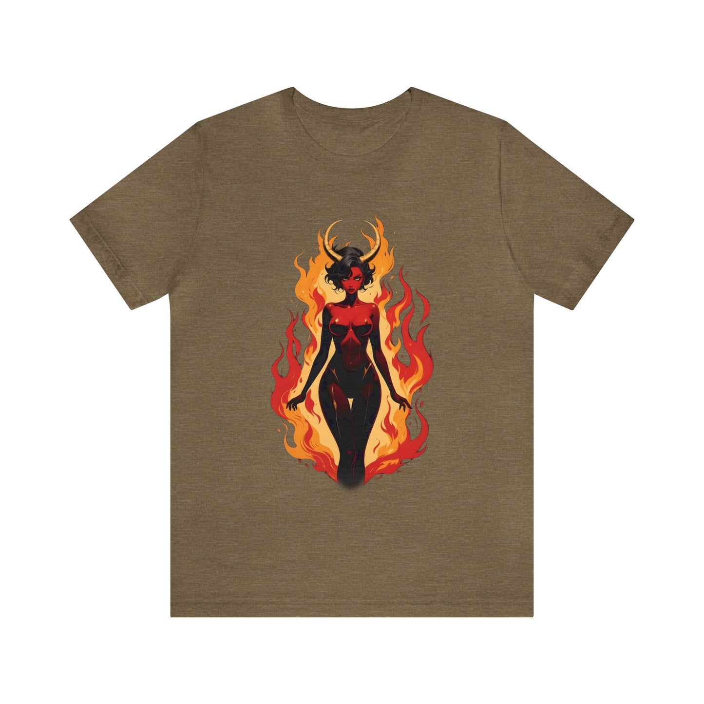 Kǎtōng Piàn - Devil Woman Collection - Drusilla - Unisex Jersey Short Sleeve Tee Printify
