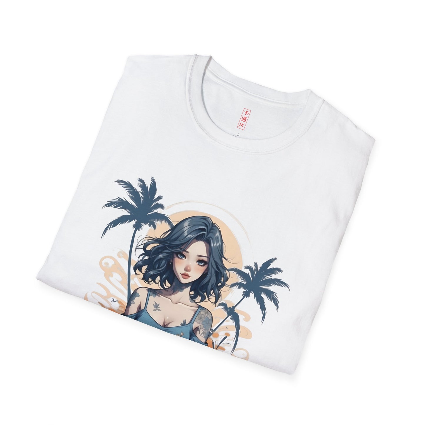 Kǎtōng Piàn - California Love Collection - 005 - Unisex Softstyle T-Shirt Printify