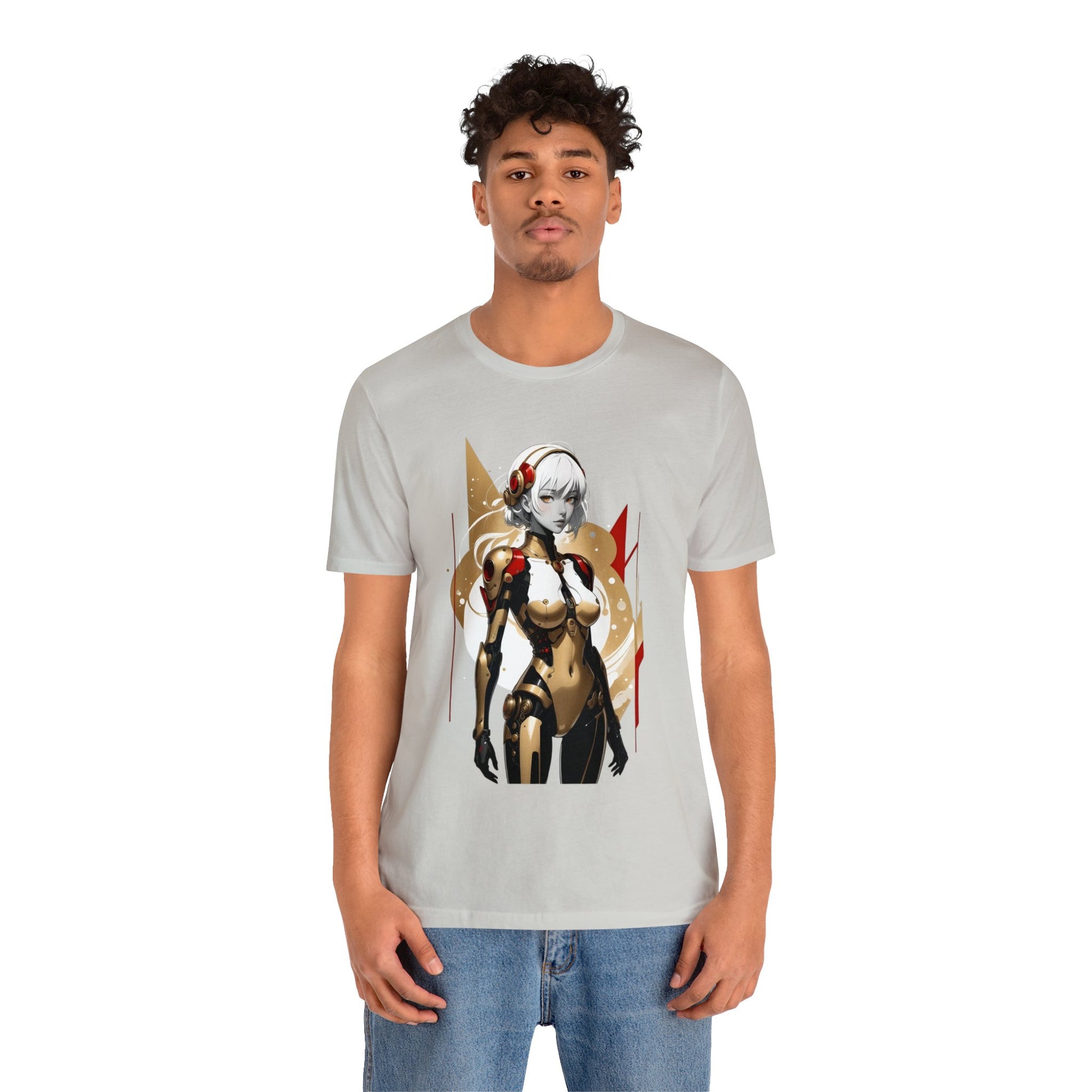 Kǎtōng Piàn - Mecha Girl Collection - Ella - Unisex Jersey Short Sleeve Tee Printify