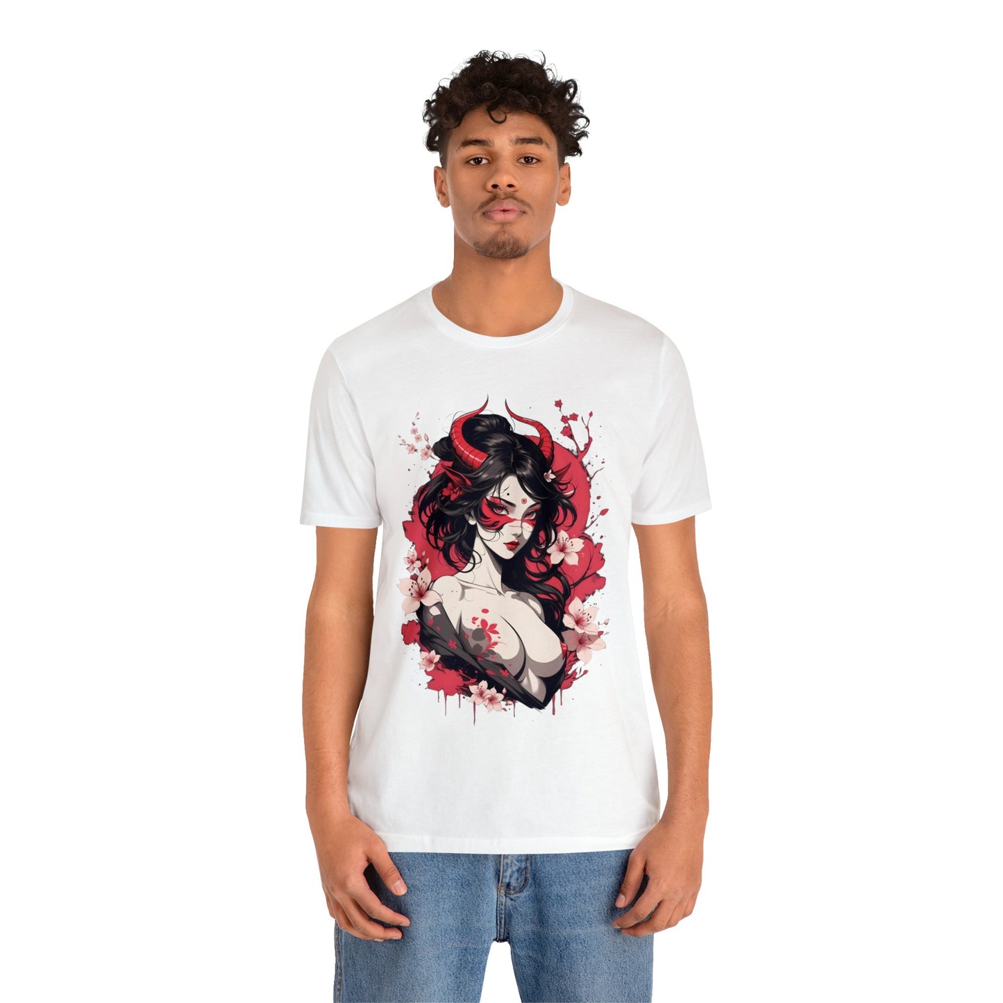 Kǎtōng Piàn - Oni Collection - Alecto - Unisex Jersey Short Sleeve Tee Printify
