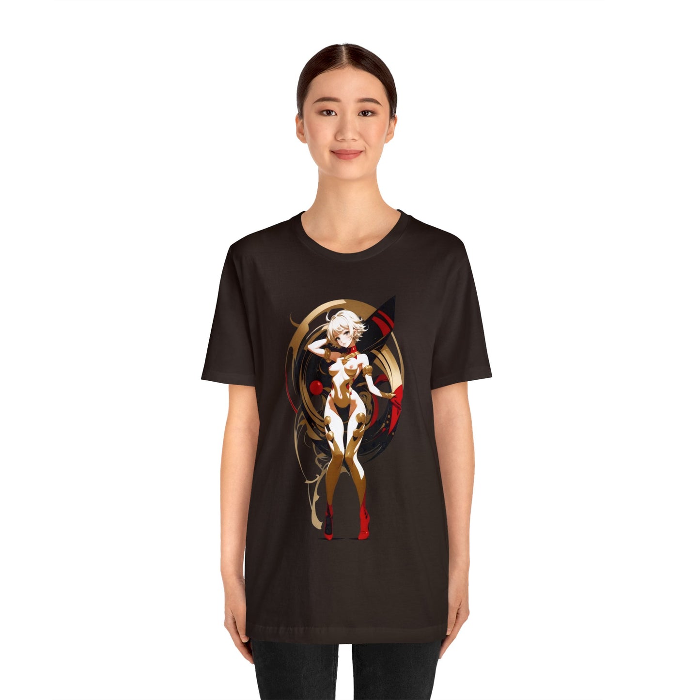Kǎtōng Piàn - Mecha Girl Collection - Alice - Unisex Jersey Short Sleeve Tee Printify