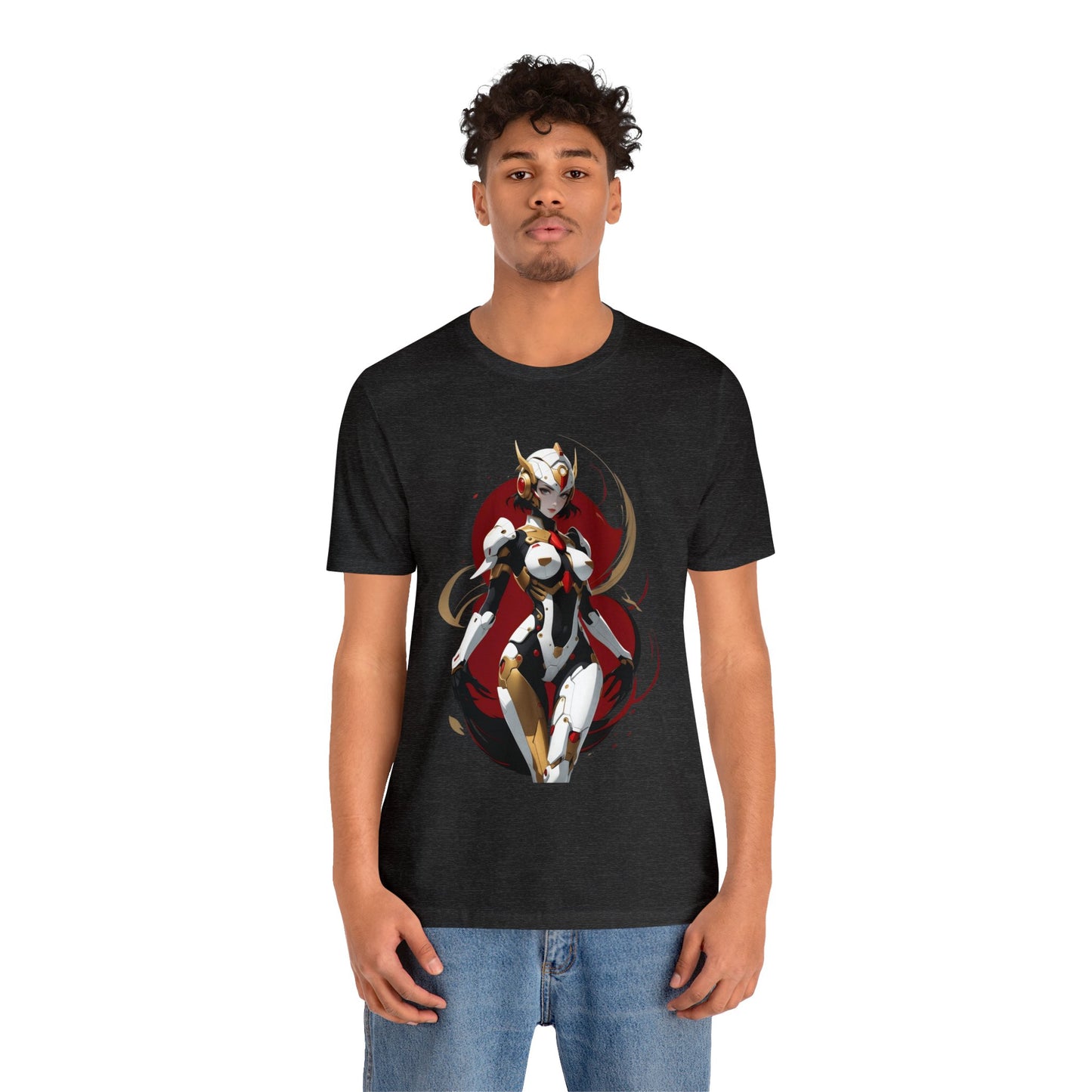 Kǎtōng Piàn - Mecha Girl Collection - Charlotte - Unisex Jersey Short Sleeve Tee Printify