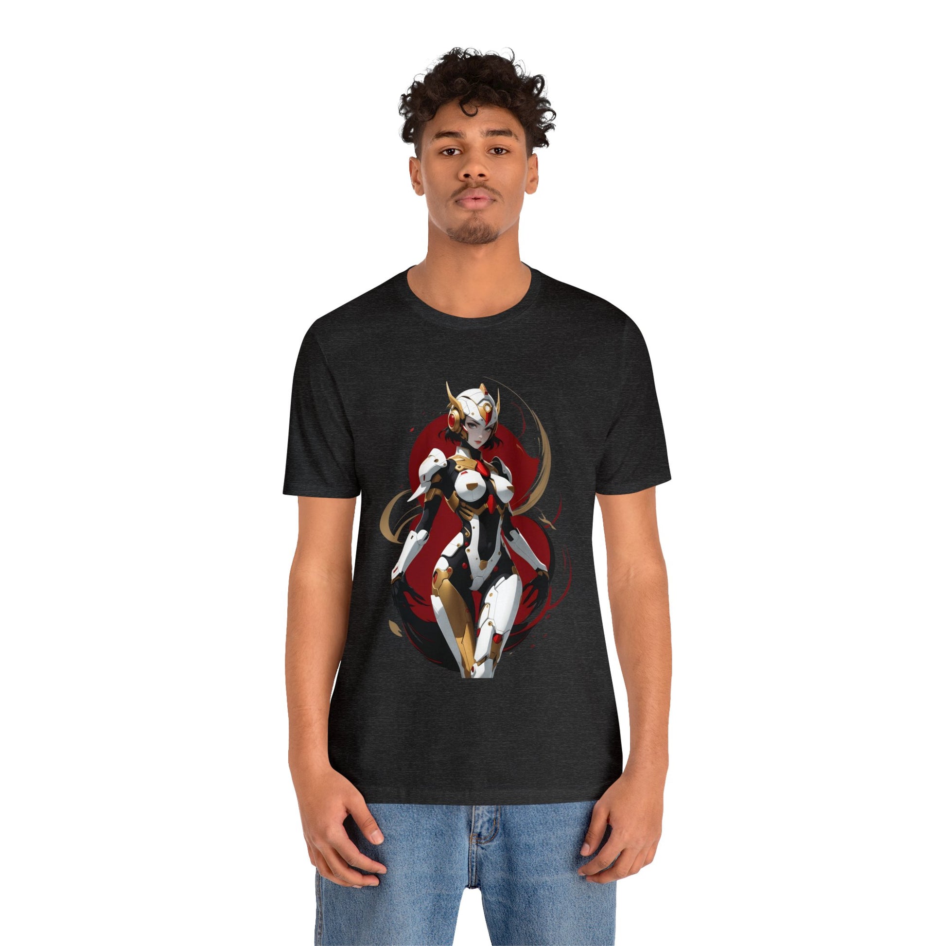 Kǎtōng Piàn - Mecha Girl Collection - Charlotte - Unisex Jersey Short Sleeve Tee Printify