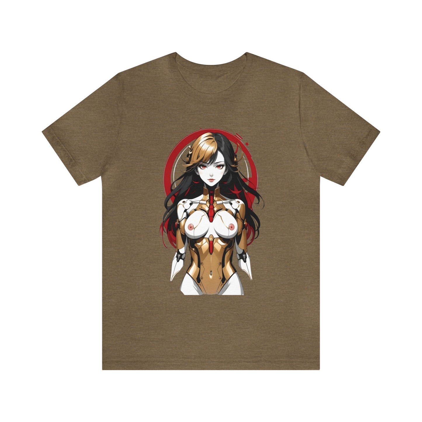 Kǎtōng Piàn - Mecha Girl Collection - Mia - Unisex Jersey Short Sleeve Tee Printify