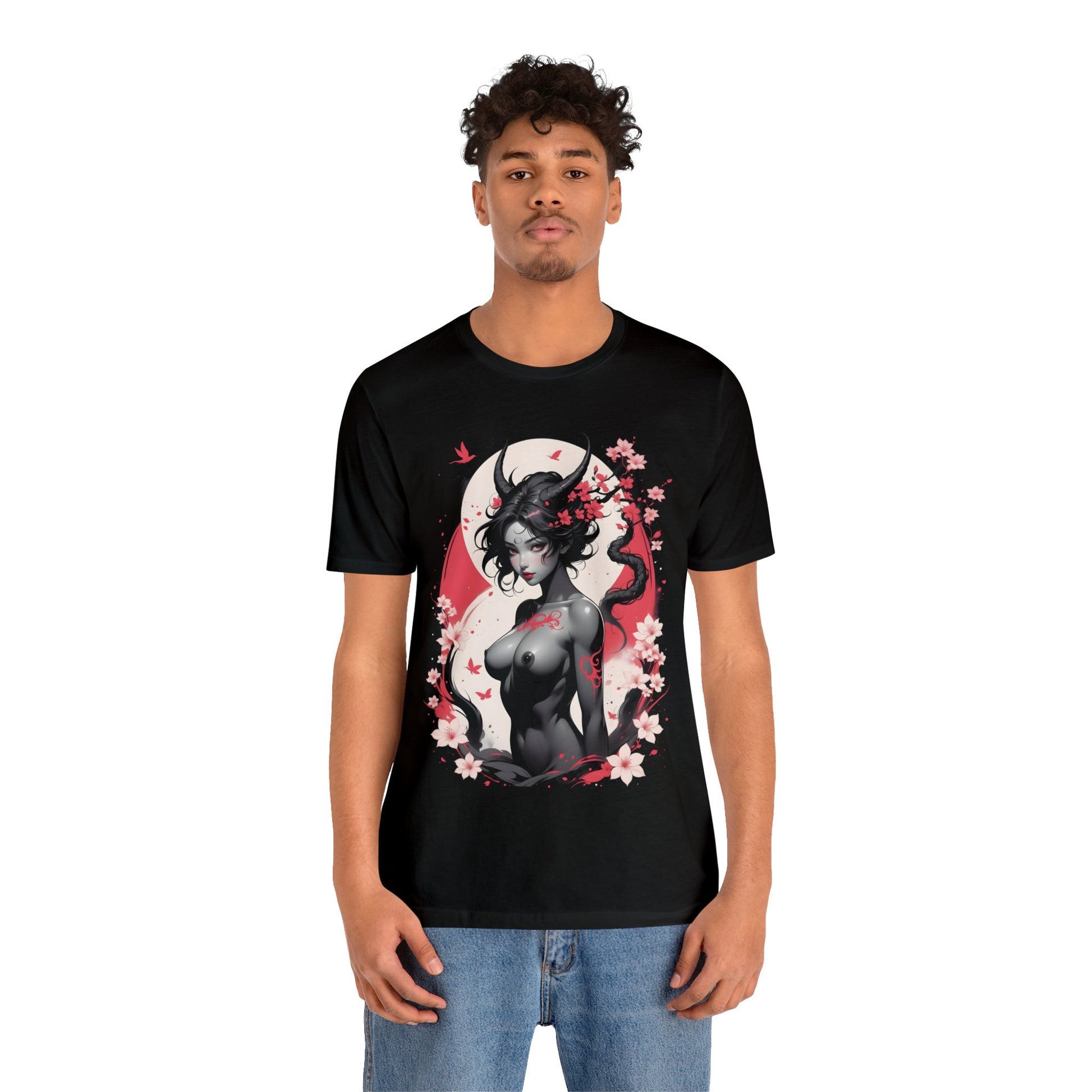 Kǎtōng Piàn - Oni Collection - Cheshmak - Unisex Jersey Short Sleeve Tee Printify