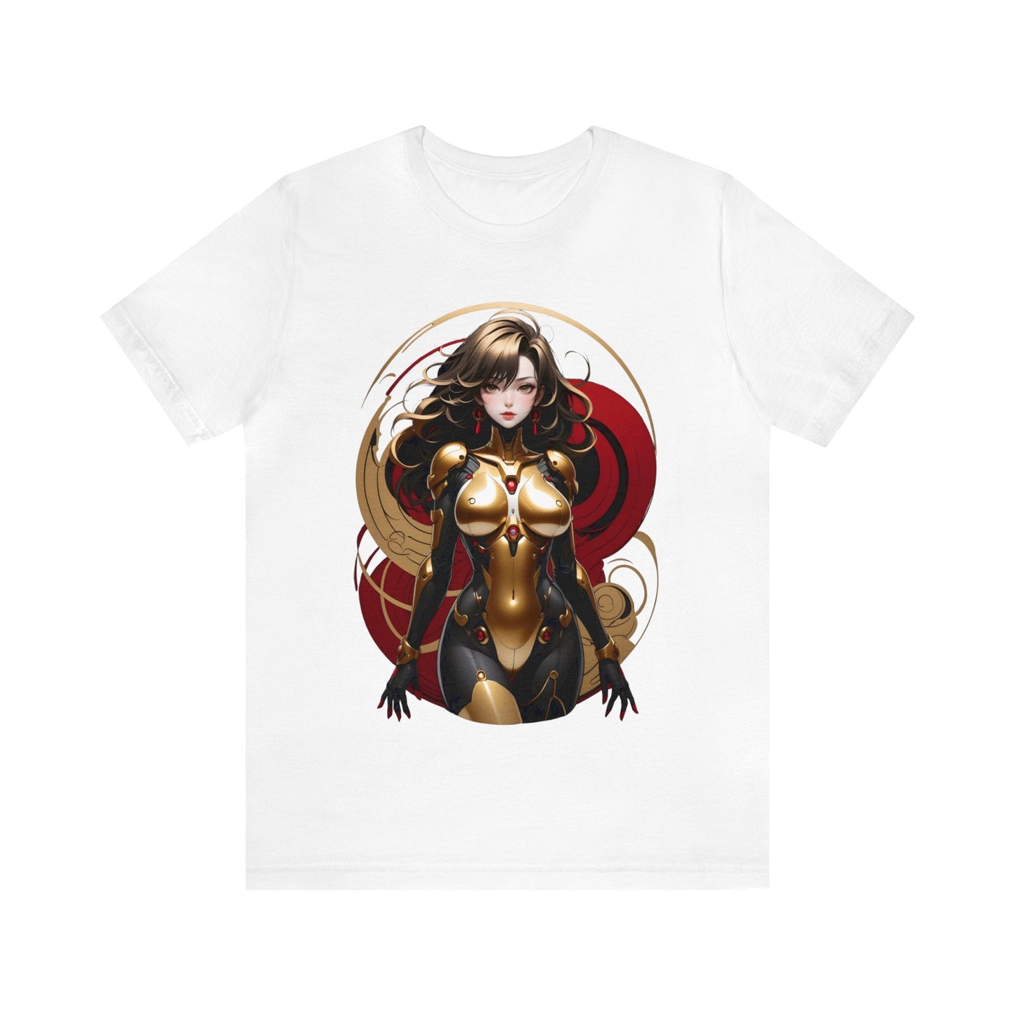 Kǎtōng Piàn - Mecha Girl Collection - Ava - Unisex Jersey Short Sleeve Tee Printify