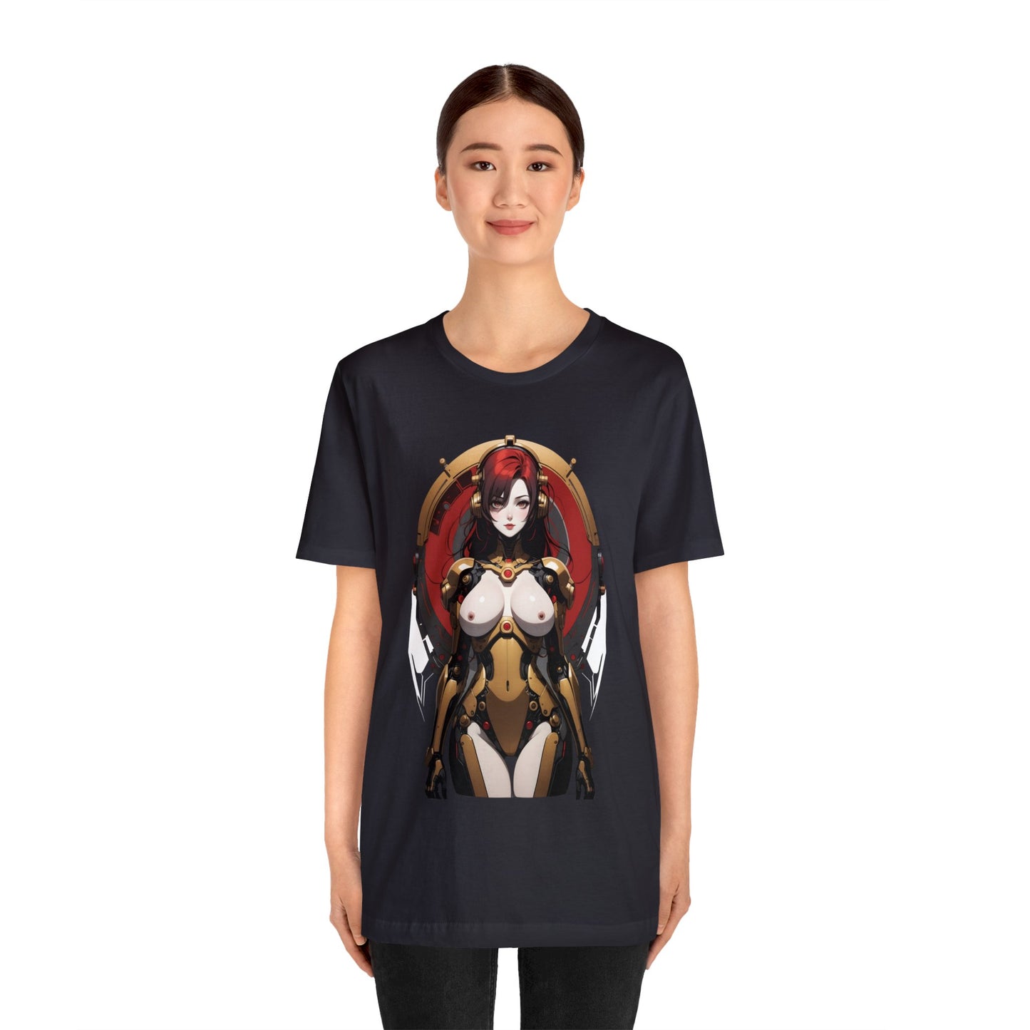 Kǎtōng Piàn - Mecha Girl Collection - Eliana - Unisex Jersey Short Sleeve Tee Printify