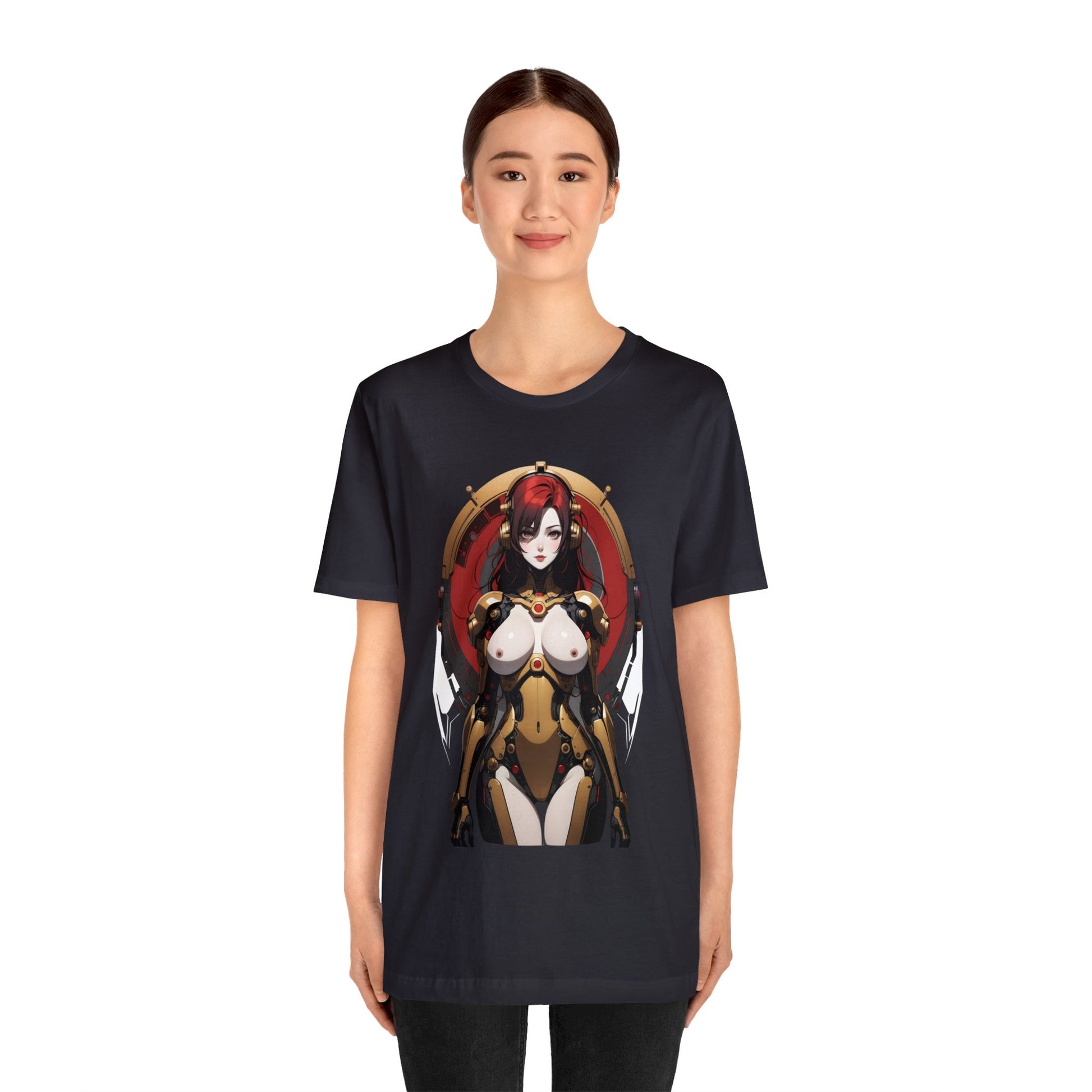 Kǎtōng Piàn - Mecha Girl Collection - Eliana - Unisex Jersey Short Sleeve Tee Printify