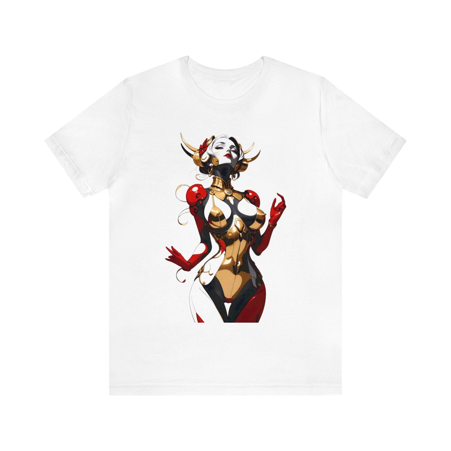 Kǎtōng Piàn - Mecha Girl Collection - Sophia - Unisex Jersey Short Sleeve Tee Printify