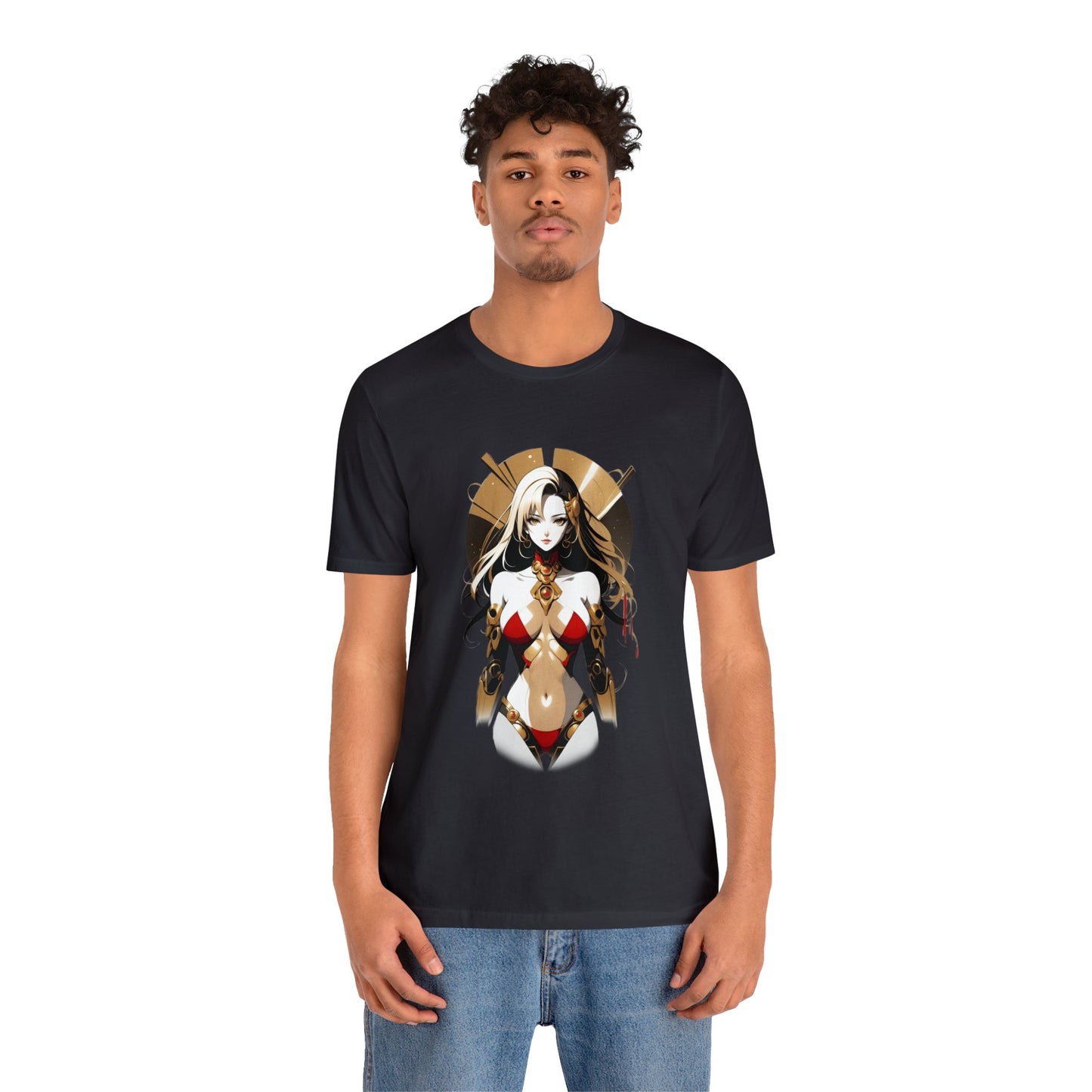 Kǎtōng Piàn - Mecha Girl Collection - Eleanor - Unisex Jersey Short Sleeve Tee Printify