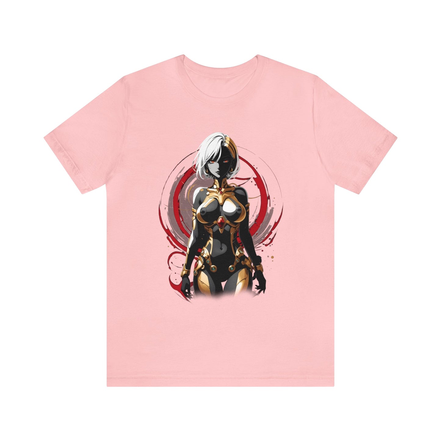 Kǎtōng Piàn - Mecha Girl Collection - Layla - Unisex Jersey Short Sleeve Tee Printify