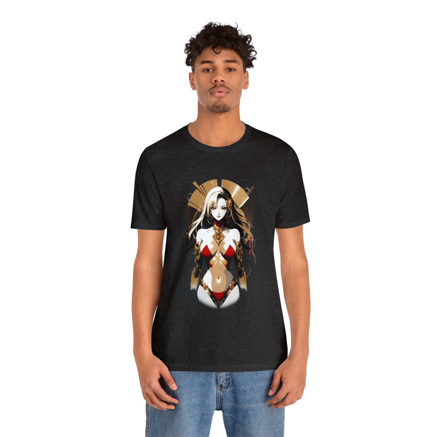 Kǎtōng Piàn - Mecha Girl Collection - Eleanor - Unisex Jersey Short Sleeve Tee Printify