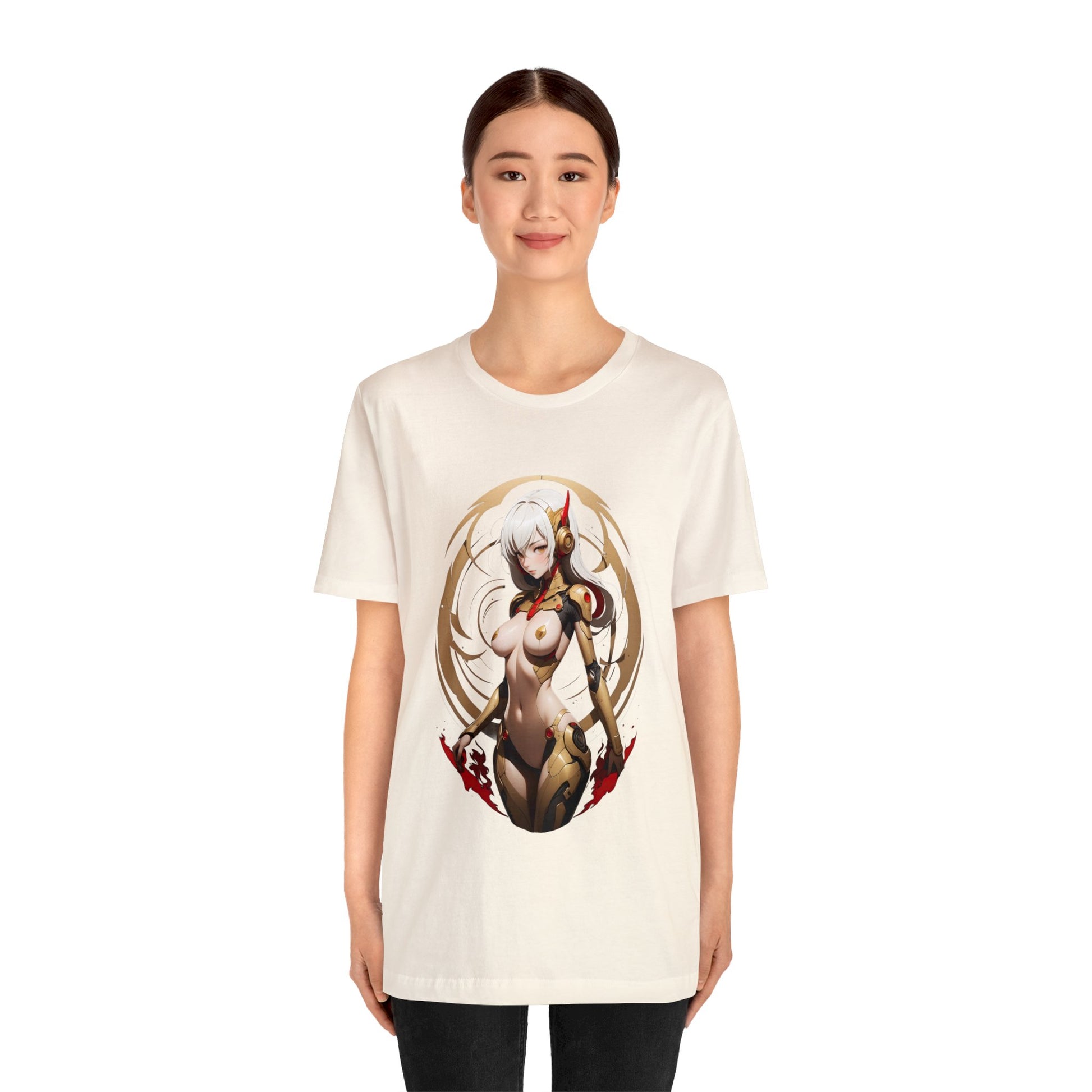 Kǎtōng Piàn - Mecha Girl Collection - Delilah - Unisex Jersey Short Sleeve Tee Printify