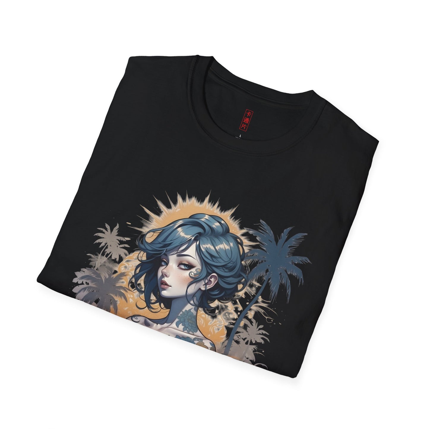 Kǎtōng Piàn - California Love Collection - 036 - Unisex Softstyle T-Shirt Printify