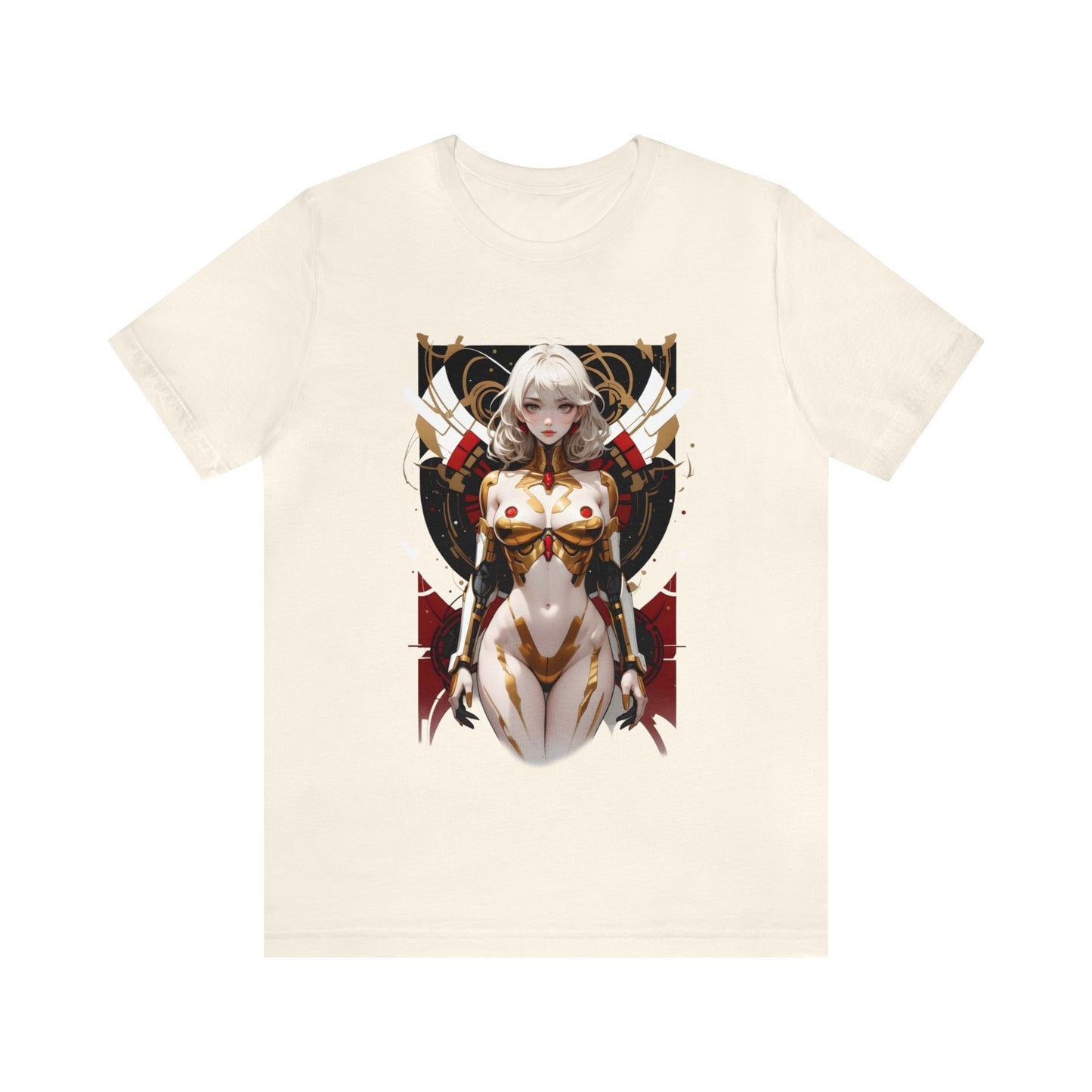 Kǎtōng Piàn - Mecha Girl Collection - Isla - Unisex Jersey Short Sleeve Tee Printify