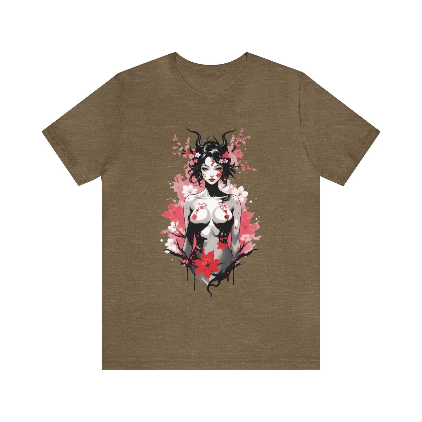 Kǎtōng Piàn - Oni Collection - Hannya - Unisex Jersey Short Sleeve Tee Printify