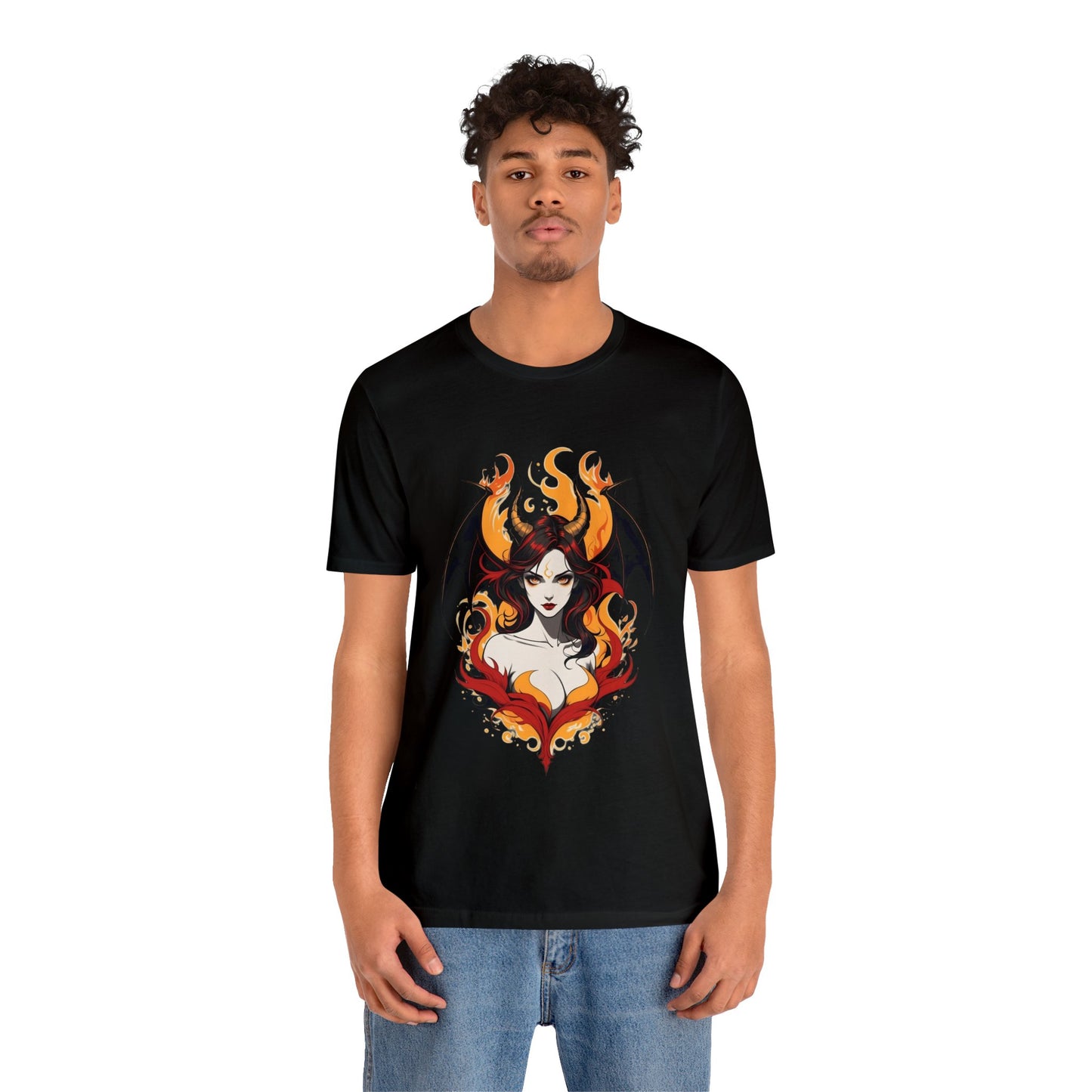 Kǎtōng Piàn - Devil Woman Collection - Circe - Unisex Jersey Short Sleeve Tee Printify