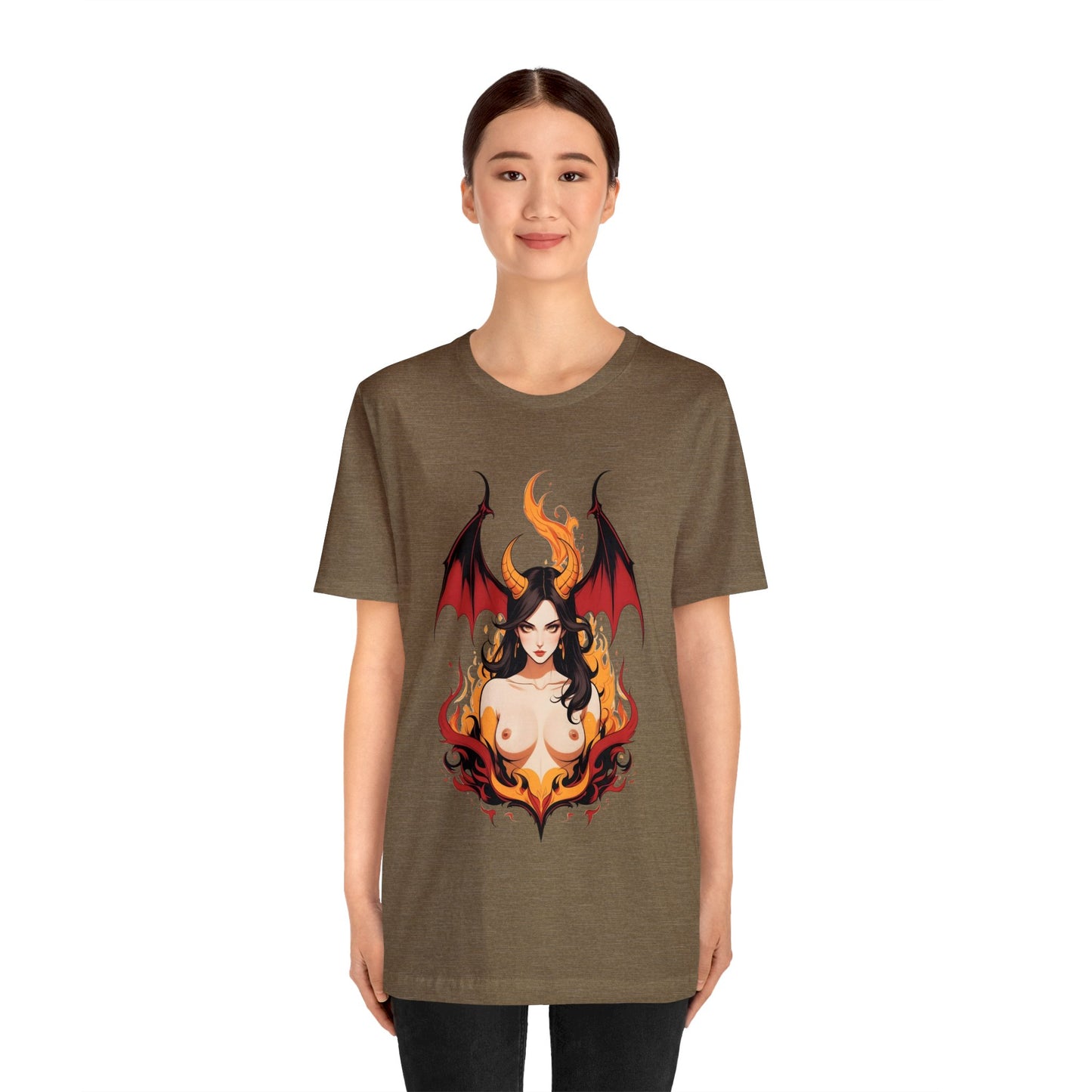 Kǎtōng Piàn - Devil Woman Collection - Glory - Unisex Jersey Short Sleeve Tee Printify