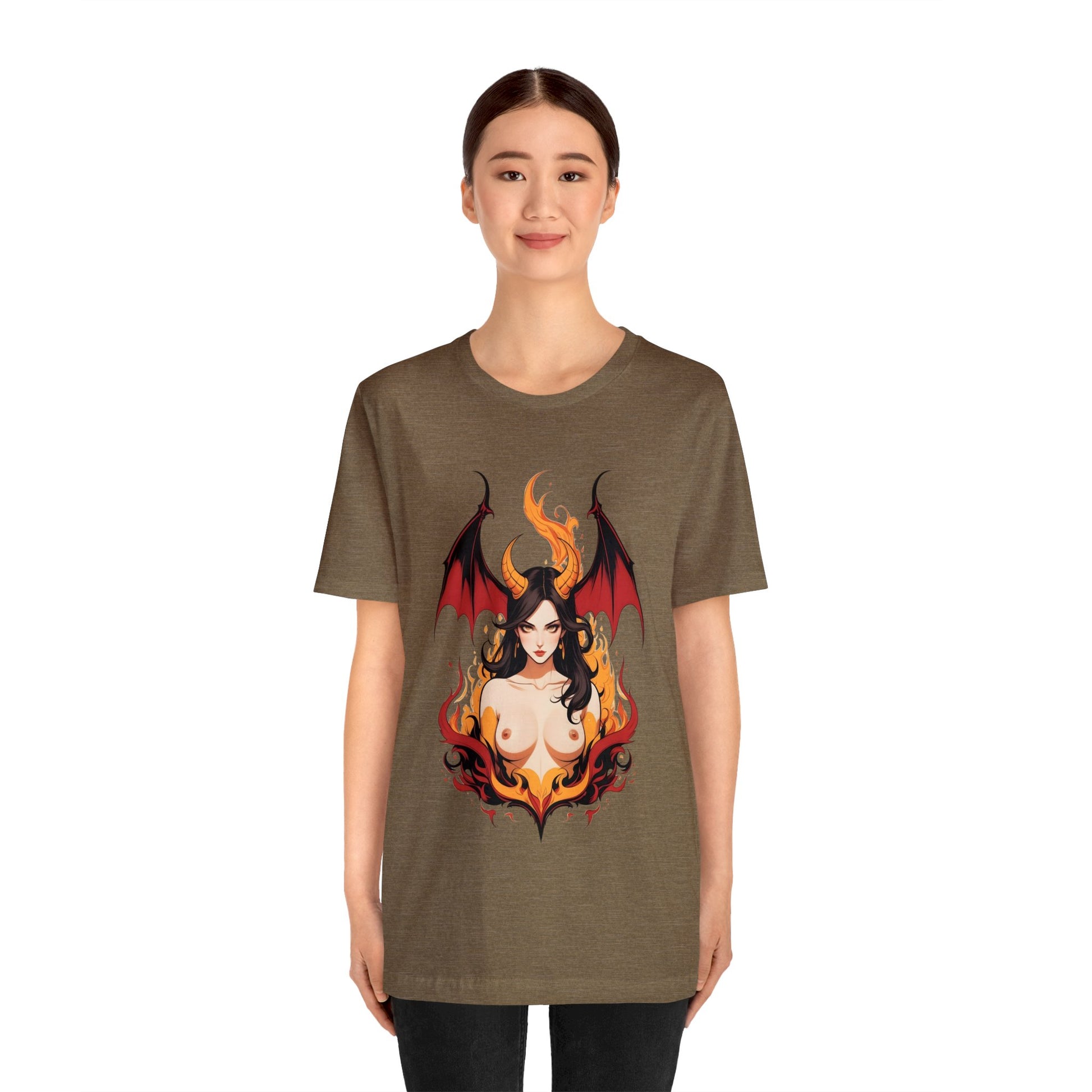 Kǎtōng Piàn - Devil Woman Collection - Glory - Unisex Jersey Short Sleeve Tee Printify