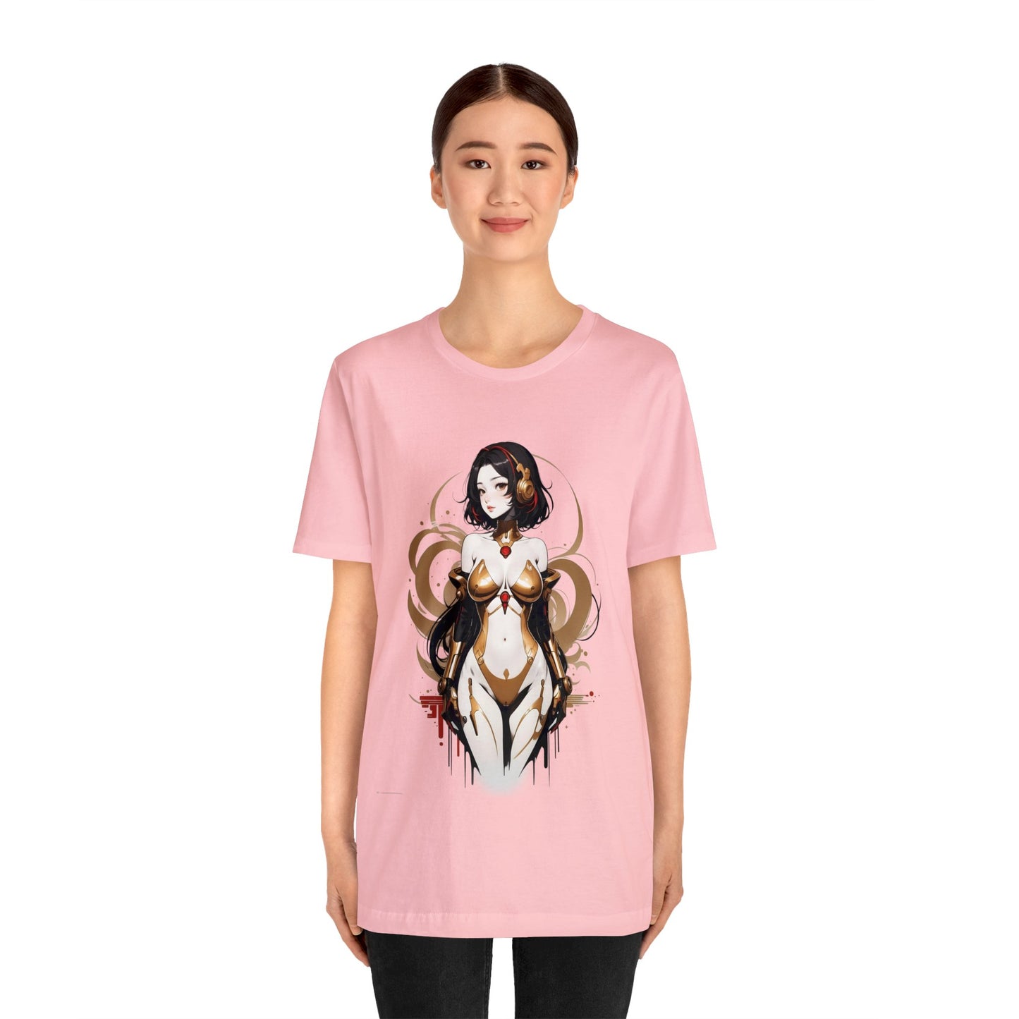 Kǎtōng Piàn - Mecha Girl Collection - Penelope - Unisex Jersey Short Sleeve Tee Printify