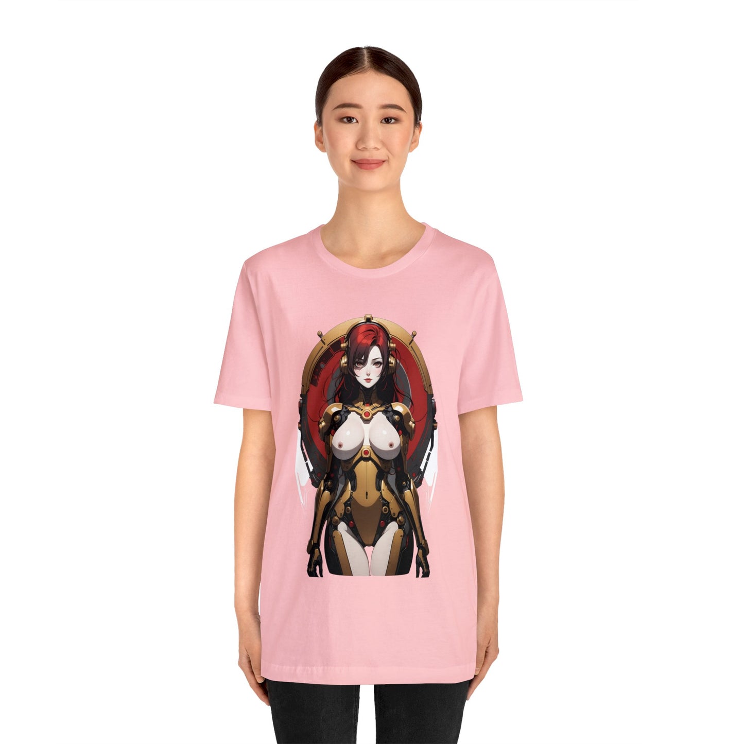 Kǎtōng Piàn - Mecha Girl Collection - Eliana - Unisex Jersey Short Sleeve Tee Printify