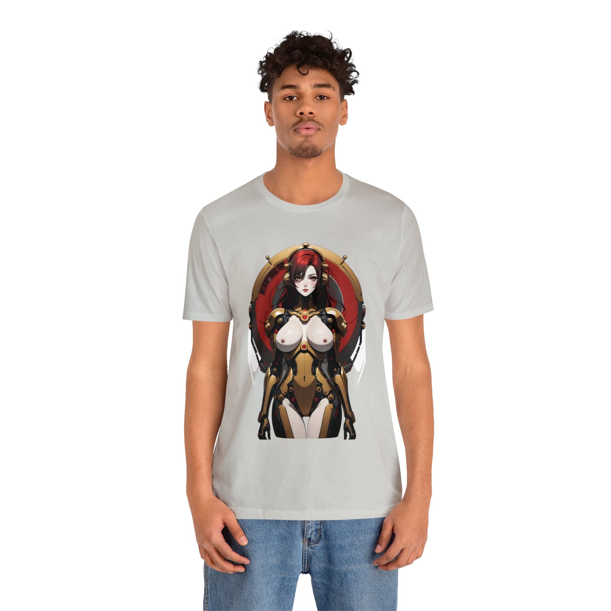 Kǎtōng Piàn - Mecha Girl Collection - Eliana - Unisex Jersey Short Sleeve Tee Printify