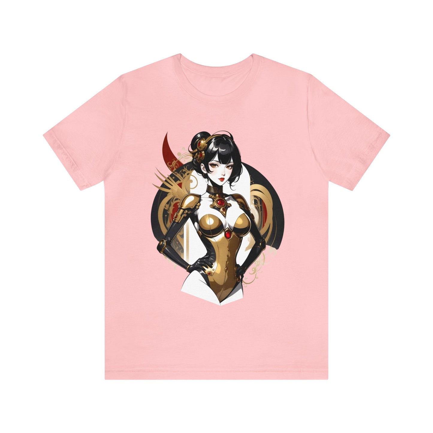 Kǎtōng Piàn - Mecha Girl Collection - Olivia - Unisex Jersey Short Sleeve Tee Printify
