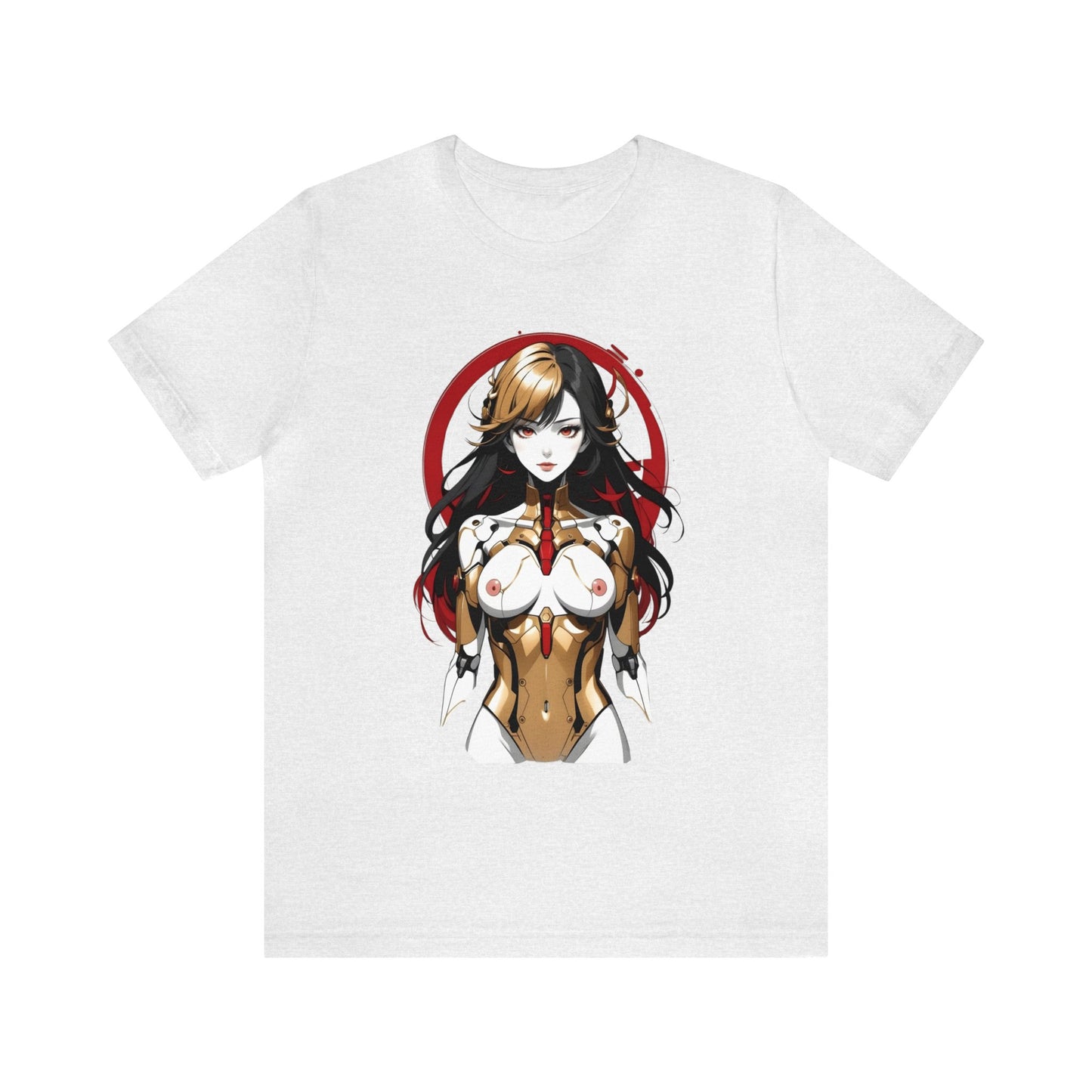 Kǎtōng Piàn - Mecha Girl Collection - Mia - Unisex Jersey Short Sleeve Tee Printify