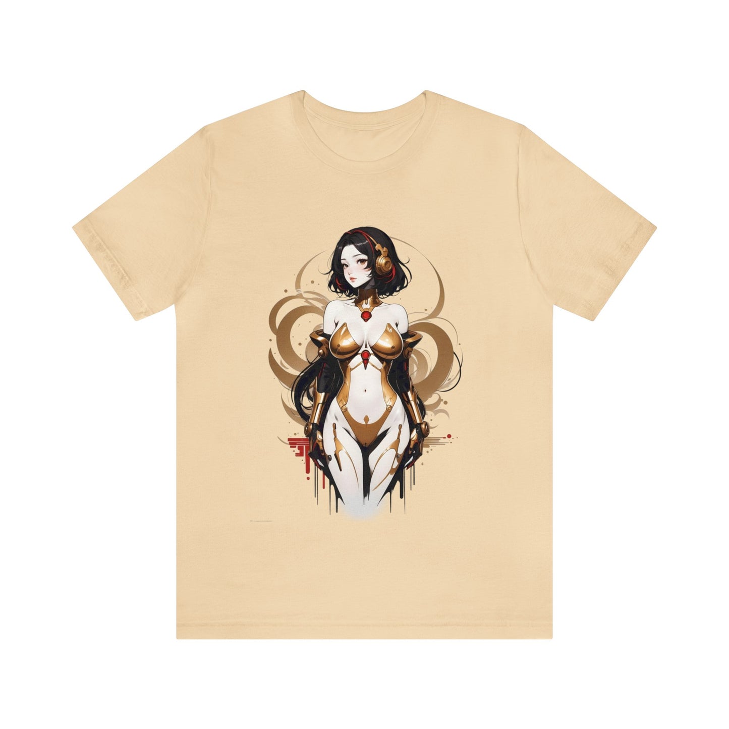 Kǎtōng Piàn - Mecha Girl Collection - Penelope - Unisex Jersey Short Sleeve Tee Printify