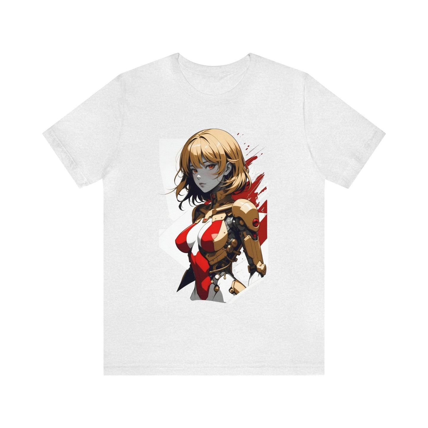 Kǎtōng Piàn - Mecha Girl Collection - Camila - Unisex Jersey Short Sleeve Tee Printify