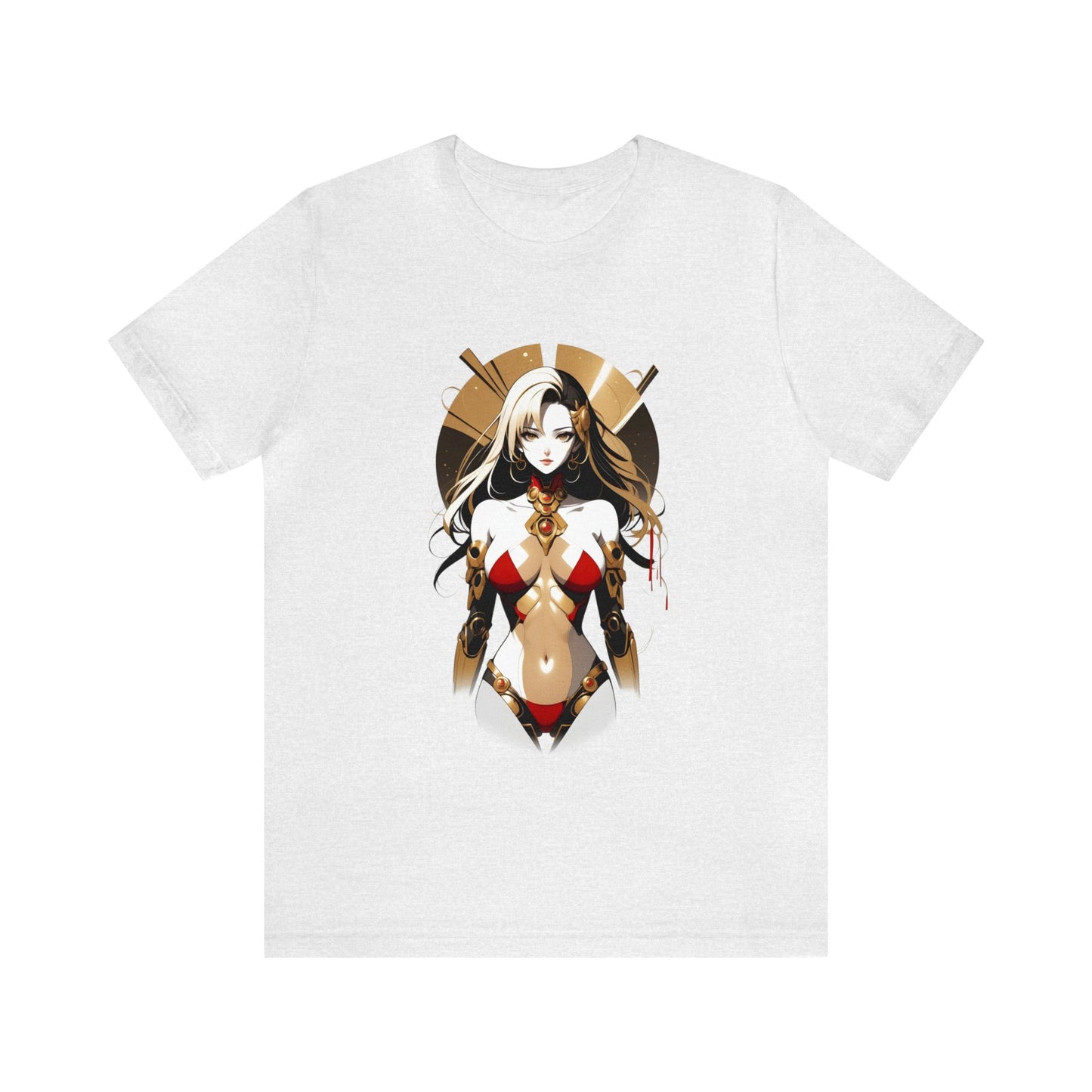 Kǎtōng Piàn - Mecha Girl Collection - Eleanor - Unisex Jersey Short Sleeve Tee Printify
