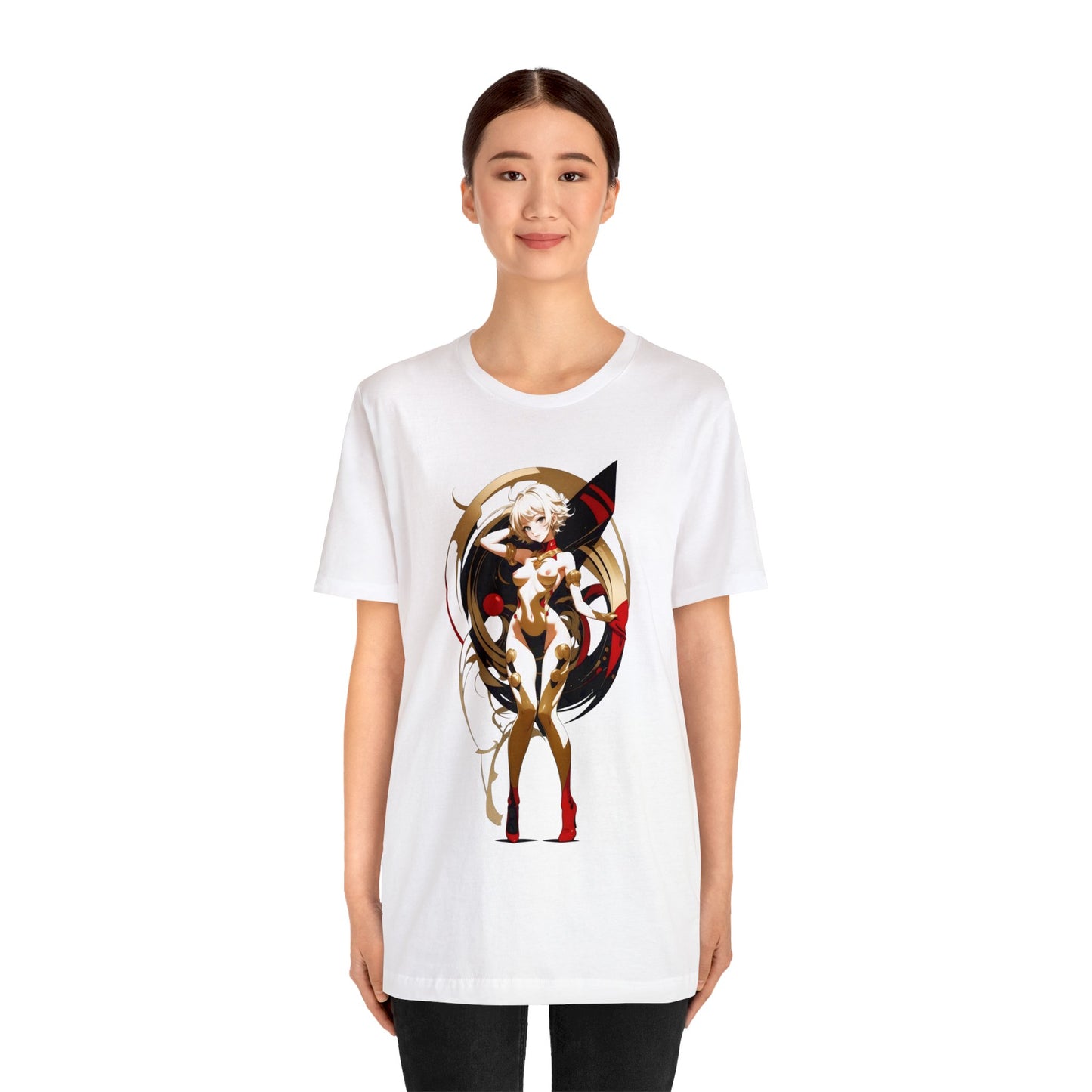 Kǎtōng Piàn - Mecha Girl Collection - Alice - Unisex Jersey Short Sleeve Tee Printify