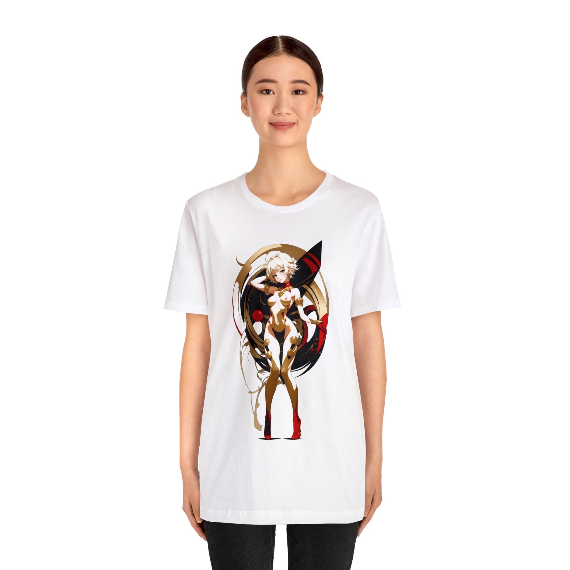 Kǎtōng Piàn - Mecha Girl Collection - Alice - Unisex Jersey Short Sleeve Tee Printify