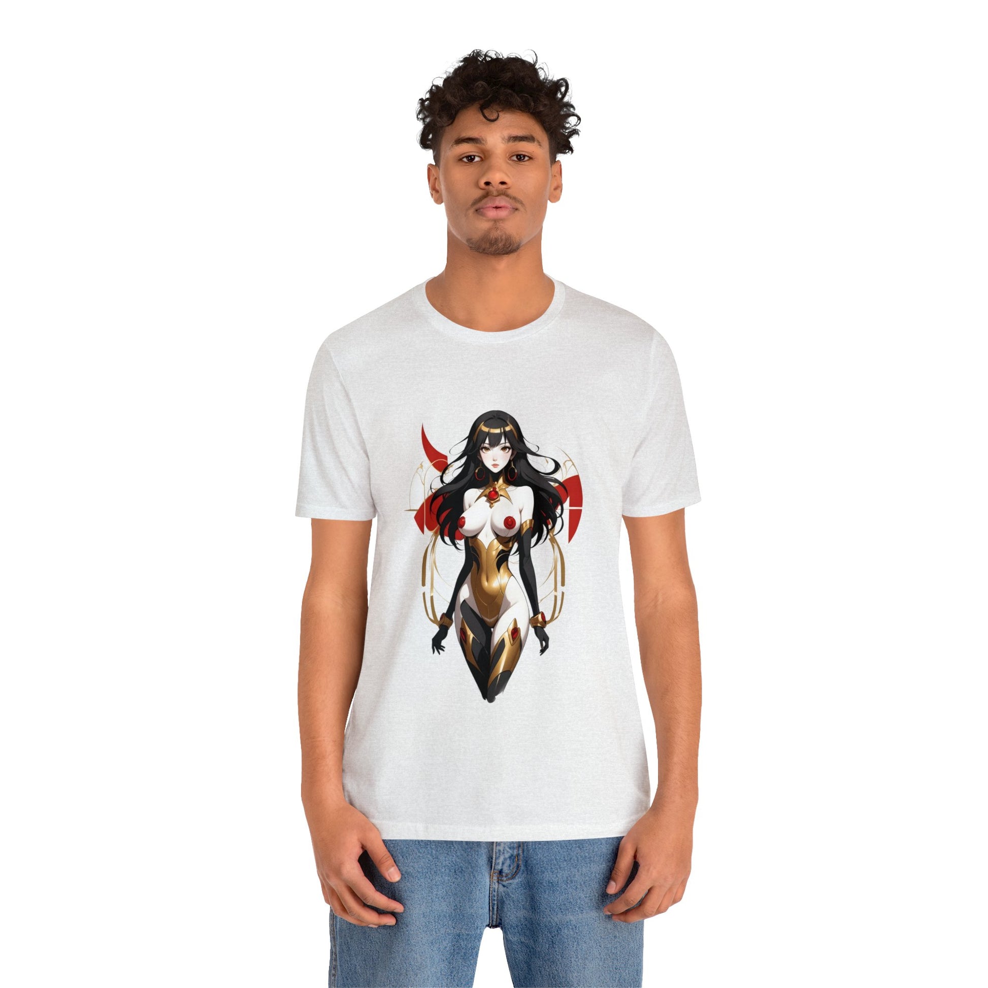 Kǎtōng Piàn - Mecha Girl Collection - Kinsley - Unisex Jersey Short Sleeve Tee Printify