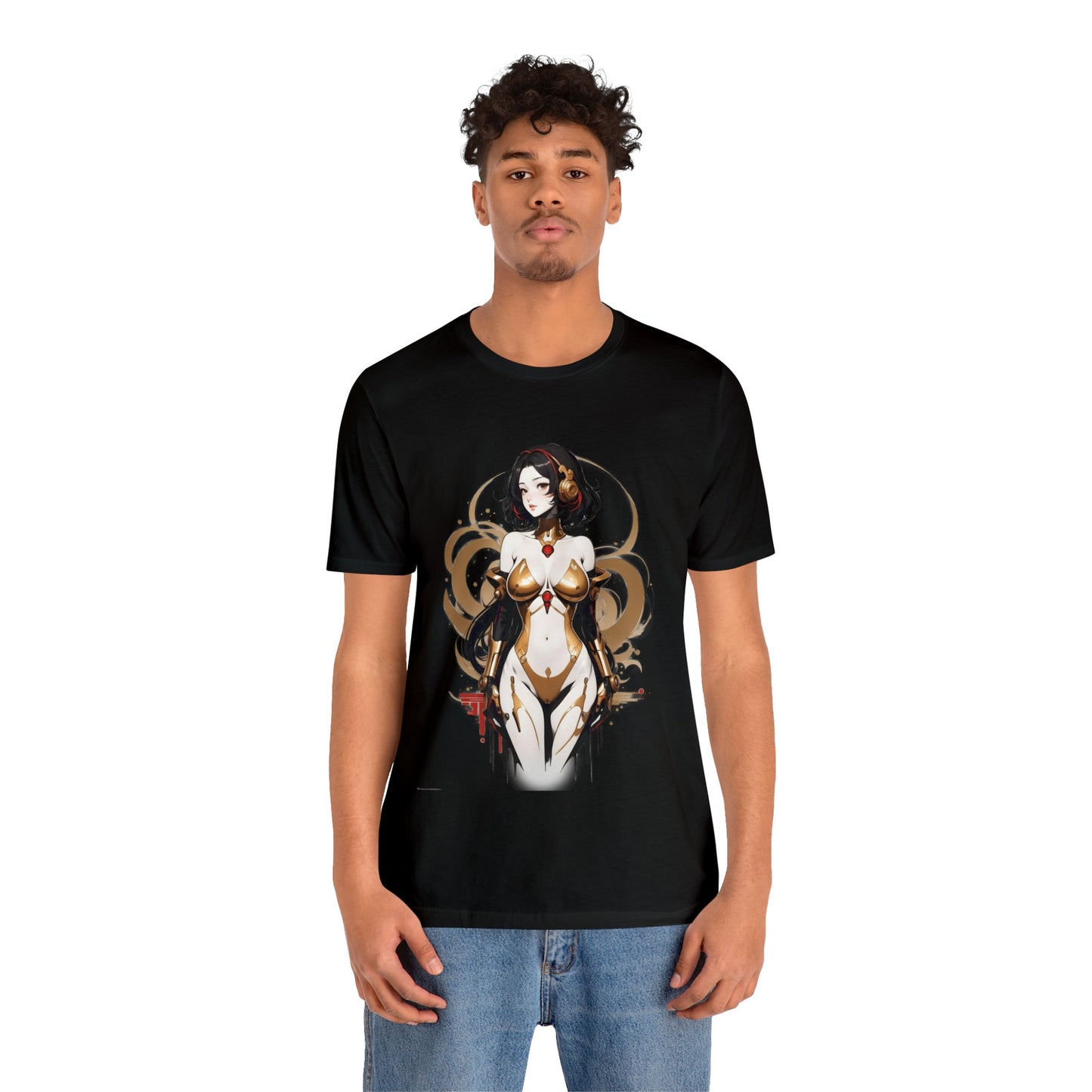 Kǎtōng Piàn - Mecha Girl Collection - Penelope - Unisex Jersey Short Sleeve Tee Printify