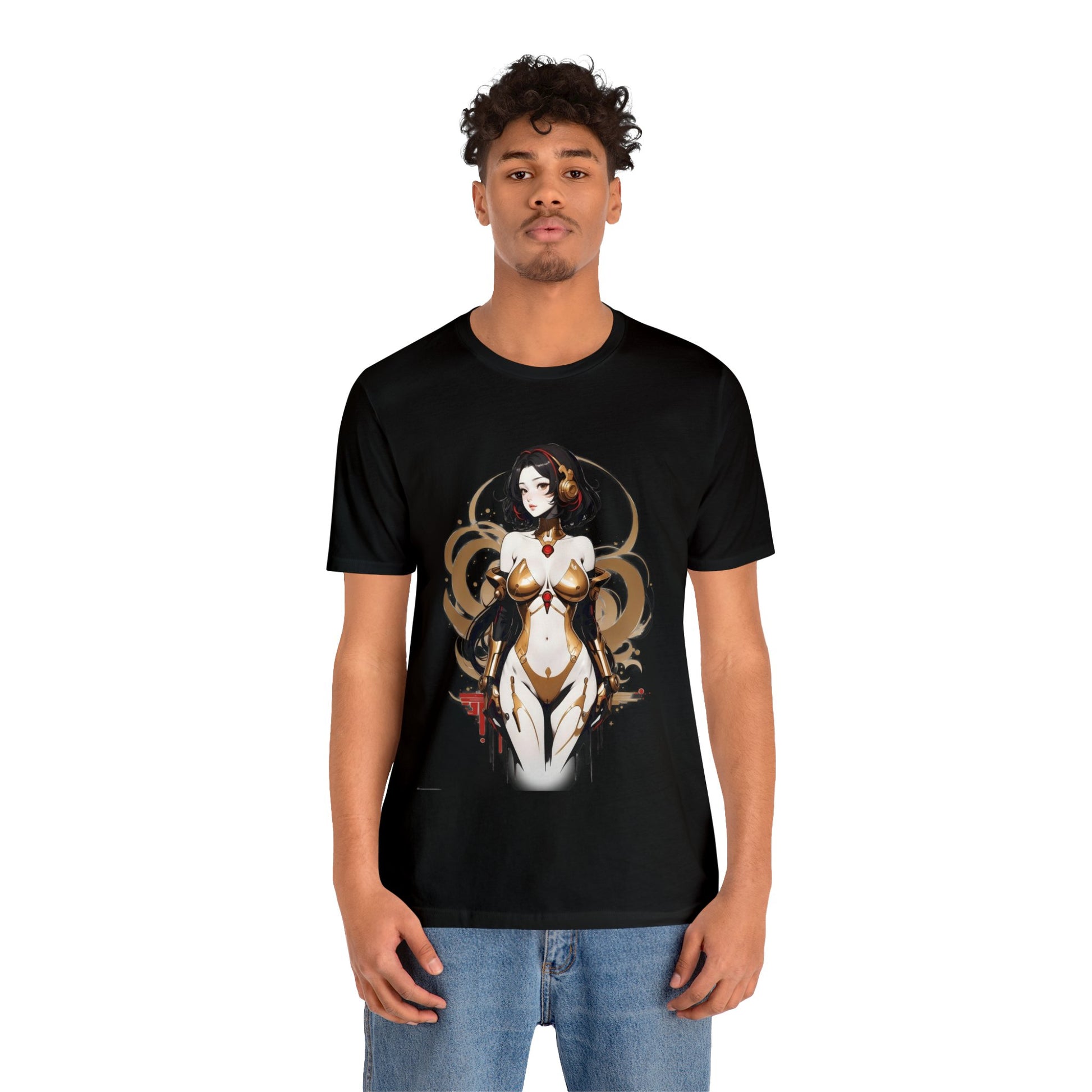 Kǎtōng Piàn - Mecha Girl Collection - Penelope - Unisex Jersey Short Sleeve Tee Printify