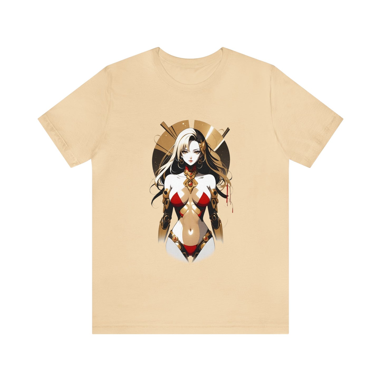 Kǎtōng Piàn - Mecha Girl Collection - Eleanor - Unisex Jersey Short Sleeve Tee Printify