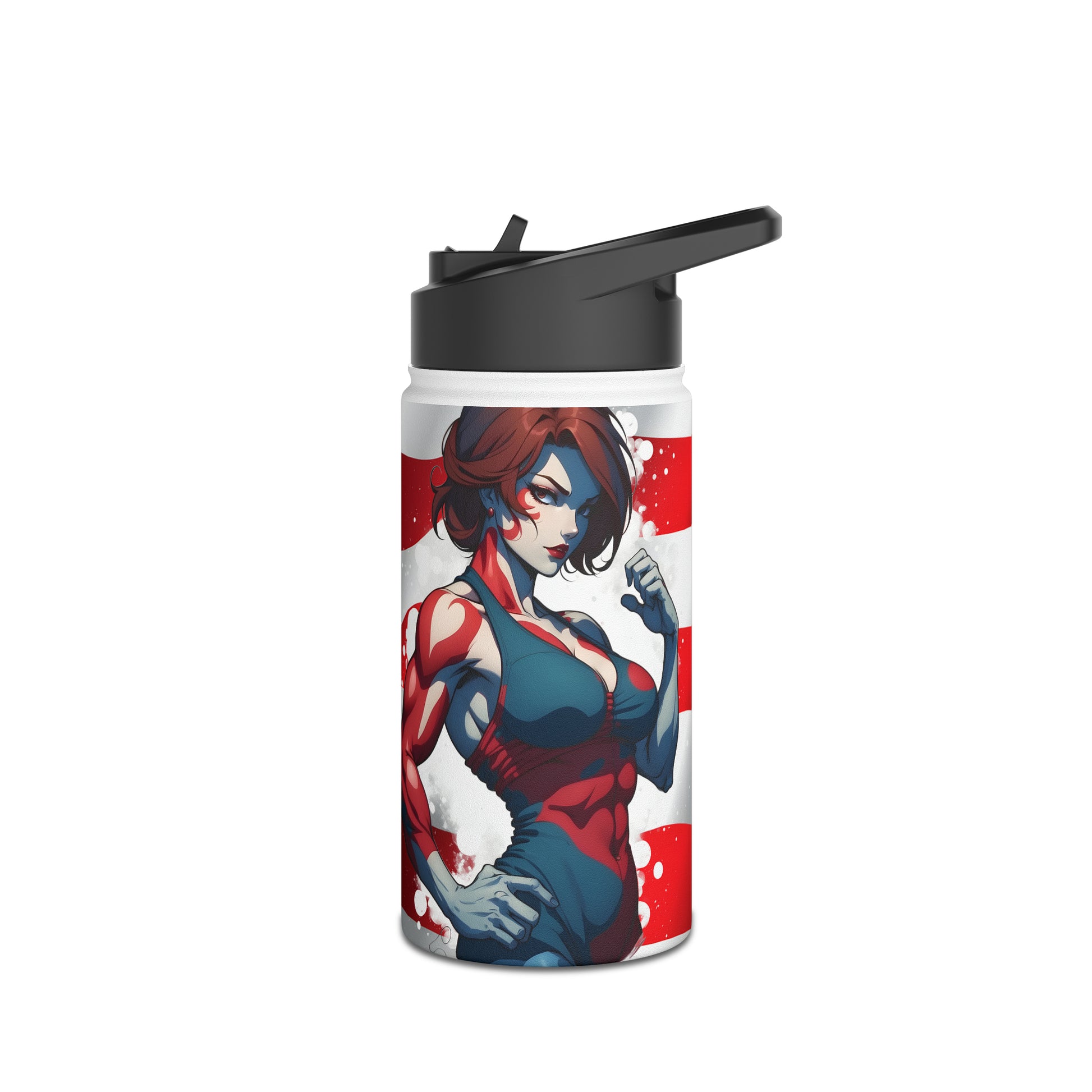 Kǎtōng Piàn - Prized Fighter Collection - America - 004 - Stainless Steel Water Bottle, Standard Lid - Verdine Daniels