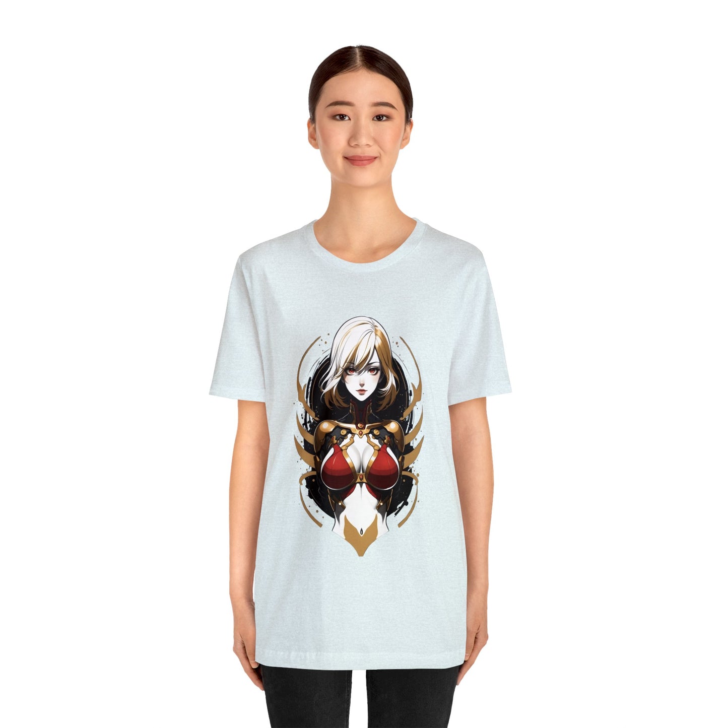 Kǎtōng Piàn - Mecha Girl Collection - Chloé - Unisex Jersey Short Sleeve Tee Printify