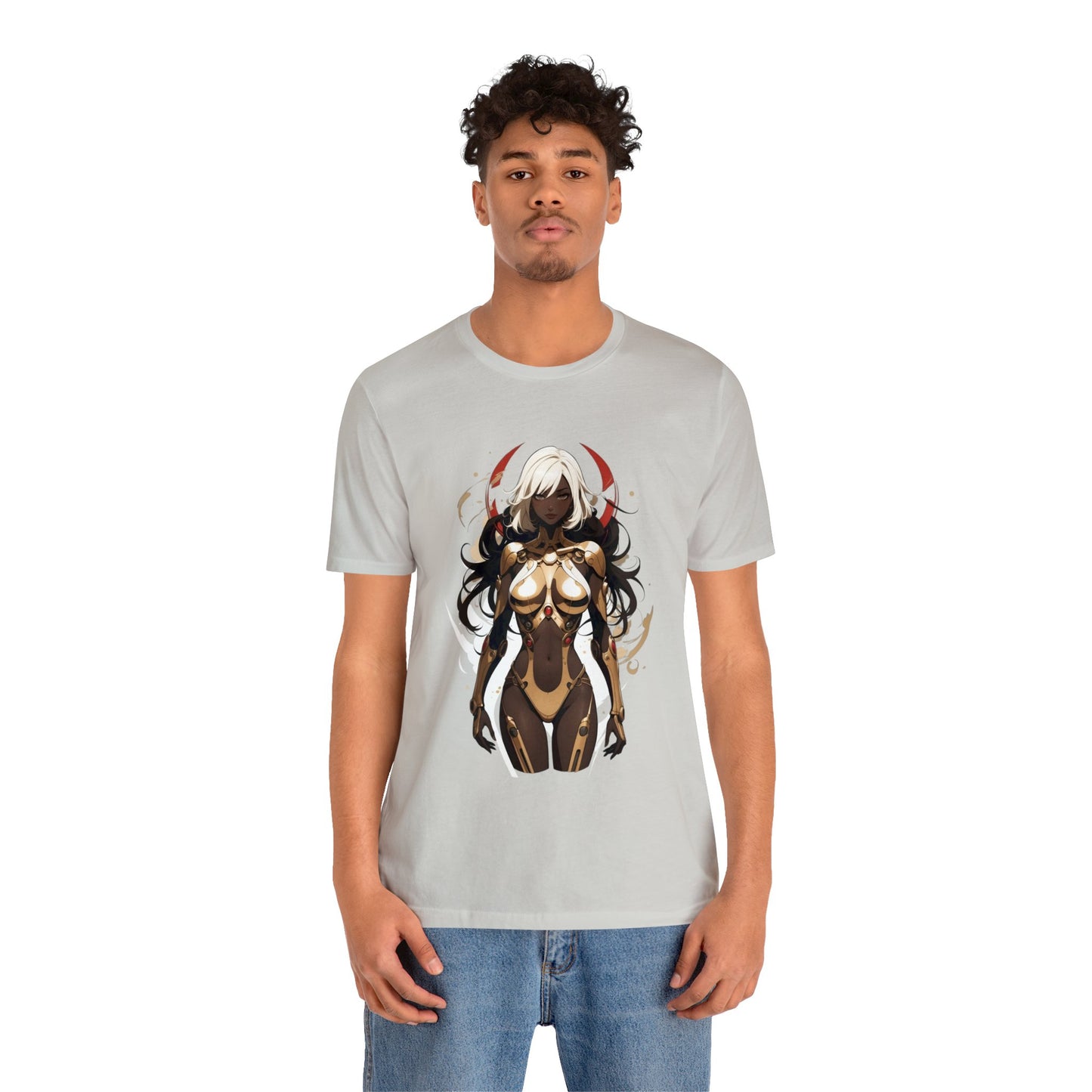 Kǎtōng Piàn - Mecha Girl Collection - Elizabeth - Unisex Jersey Short Sleeve Tee Printify