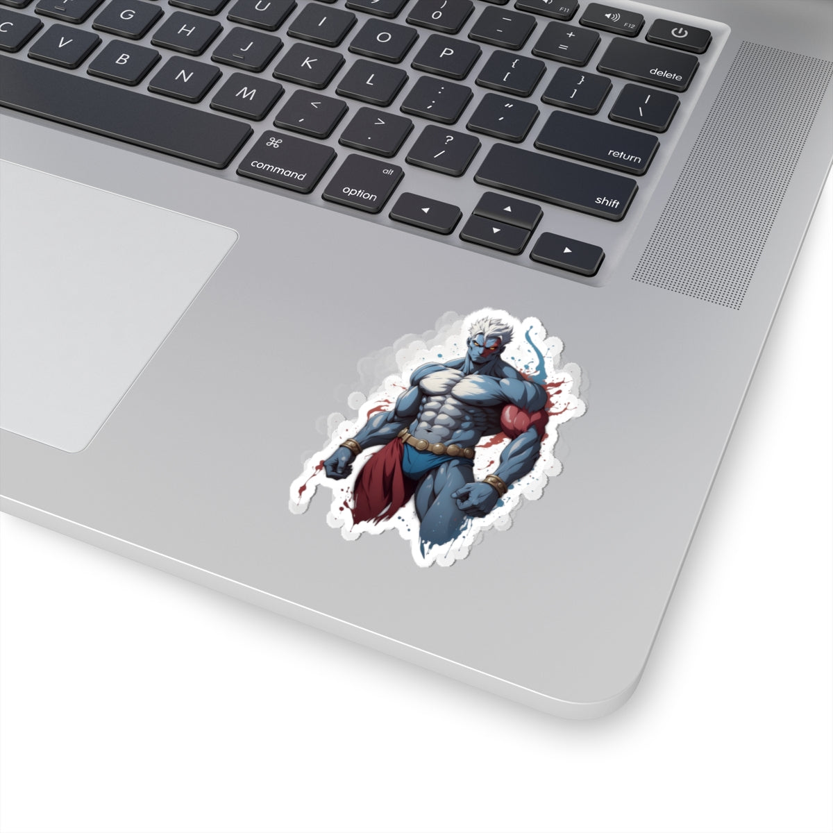 Prized Fighter Crimson Juggernaut Sticker Printify