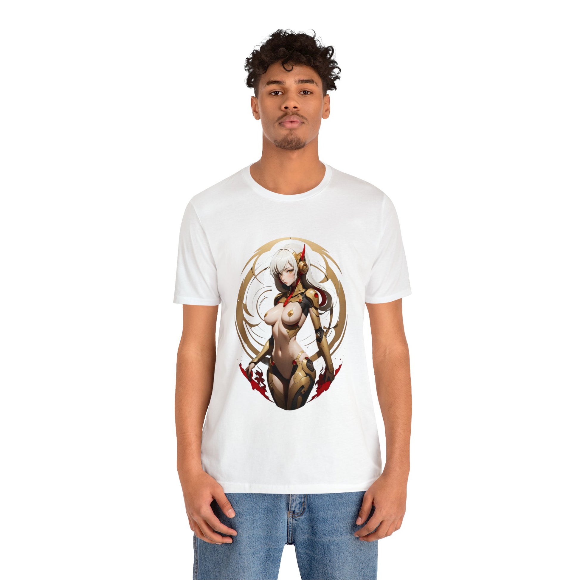 Kǎtōng Piàn - Mecha Girl Collection - Delilah - Unisex Jersey Short Sleeve Tee Printify