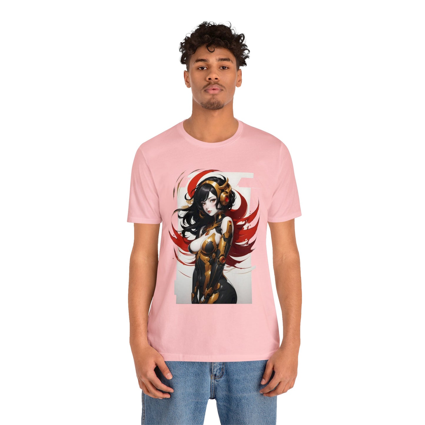 Kǎtōng Piàn - Mecha Girl Collection - Valentina - Unisex Jersey Short Sleeve Tee Printify