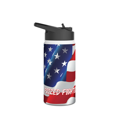 Kǎtōng Piàn - Prized Fighter Collection - America - 001 - Stainless Steel Water Bottle, Standard Lid