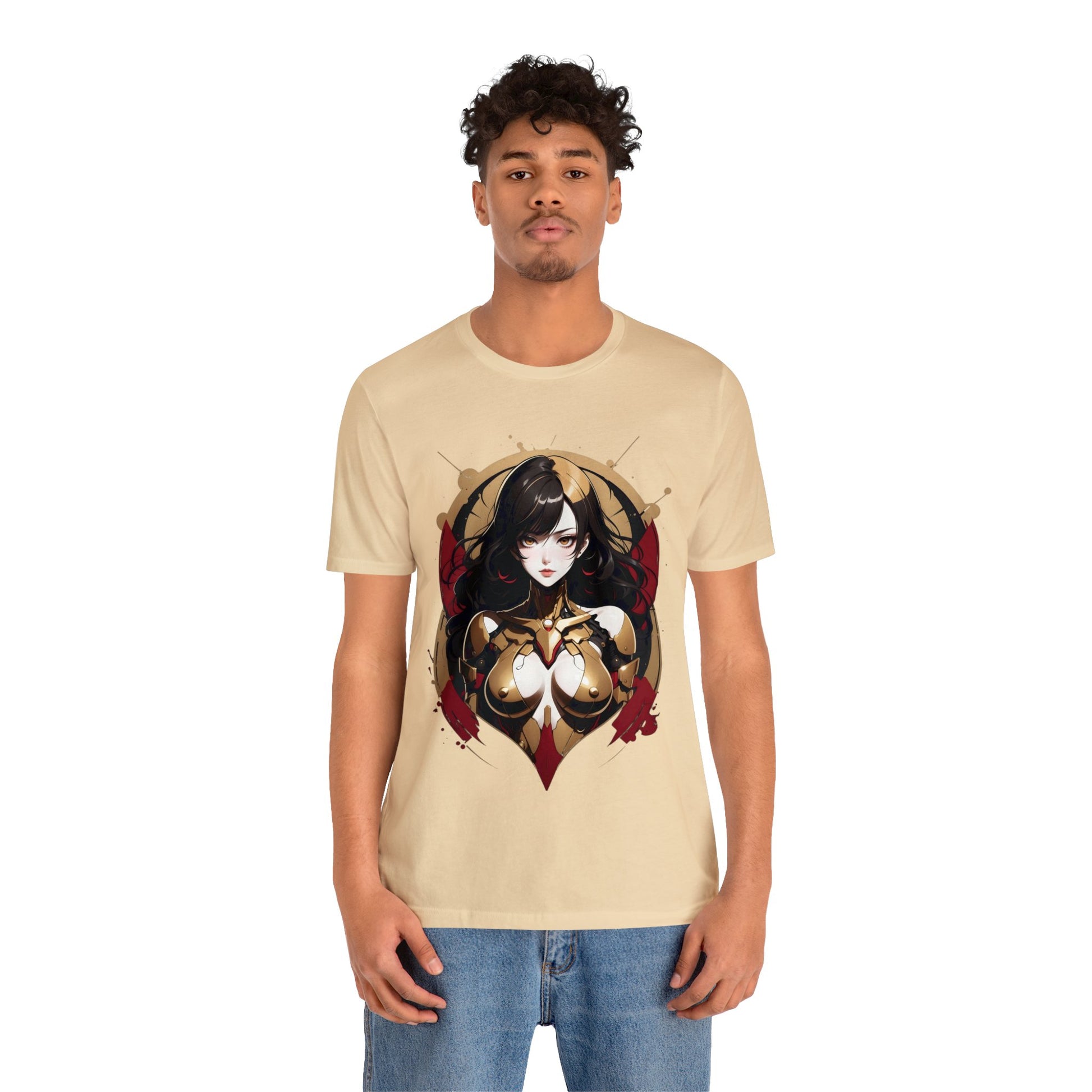 Kǎtōng Piàn - Mecha Girl Collection - Naomi - Unisex Jersey Short Sleeve Tee Printify