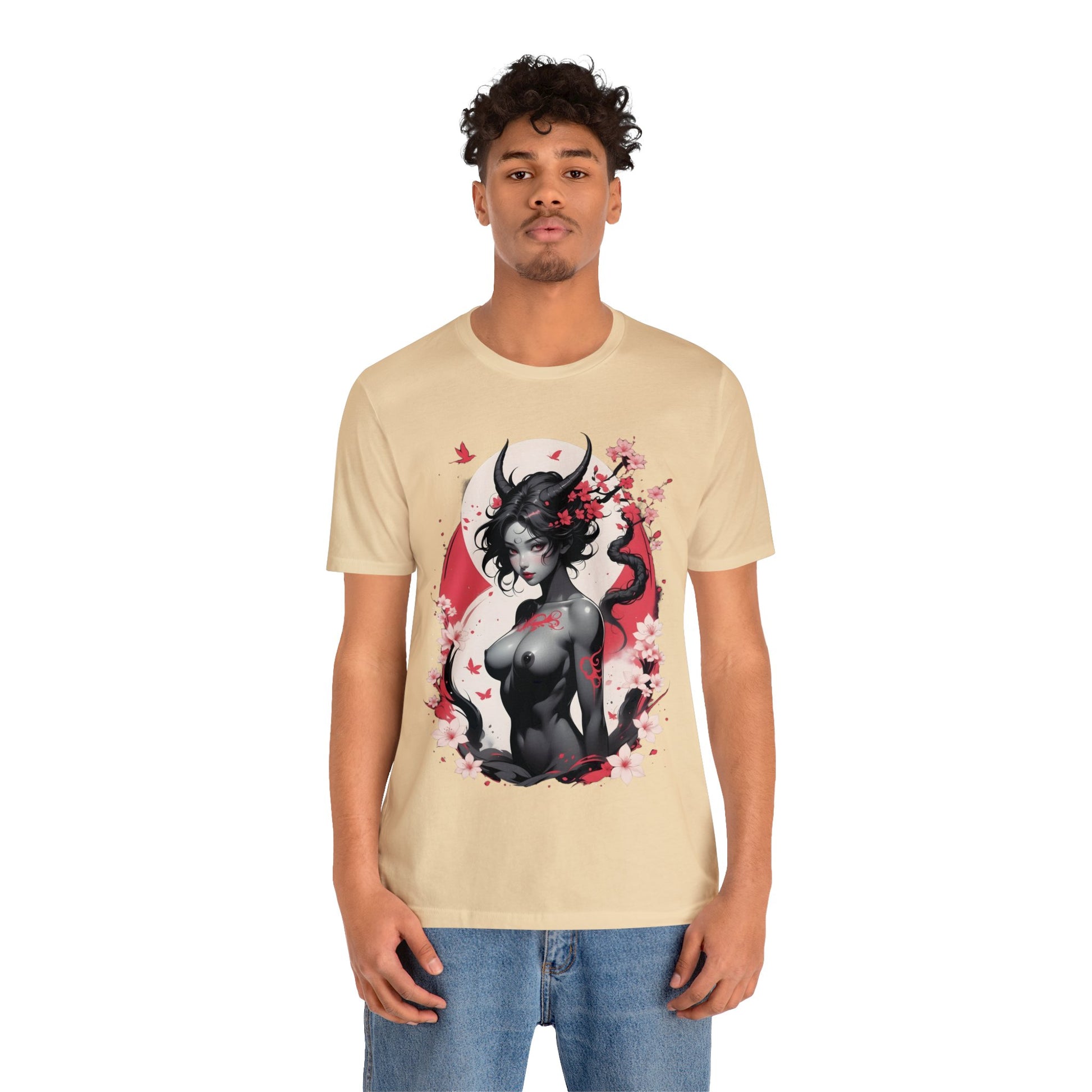 Kǎtōng Piàn - Oni Collection - Cheshmak - Unisex Jersey Short Sleeve Tee Printify