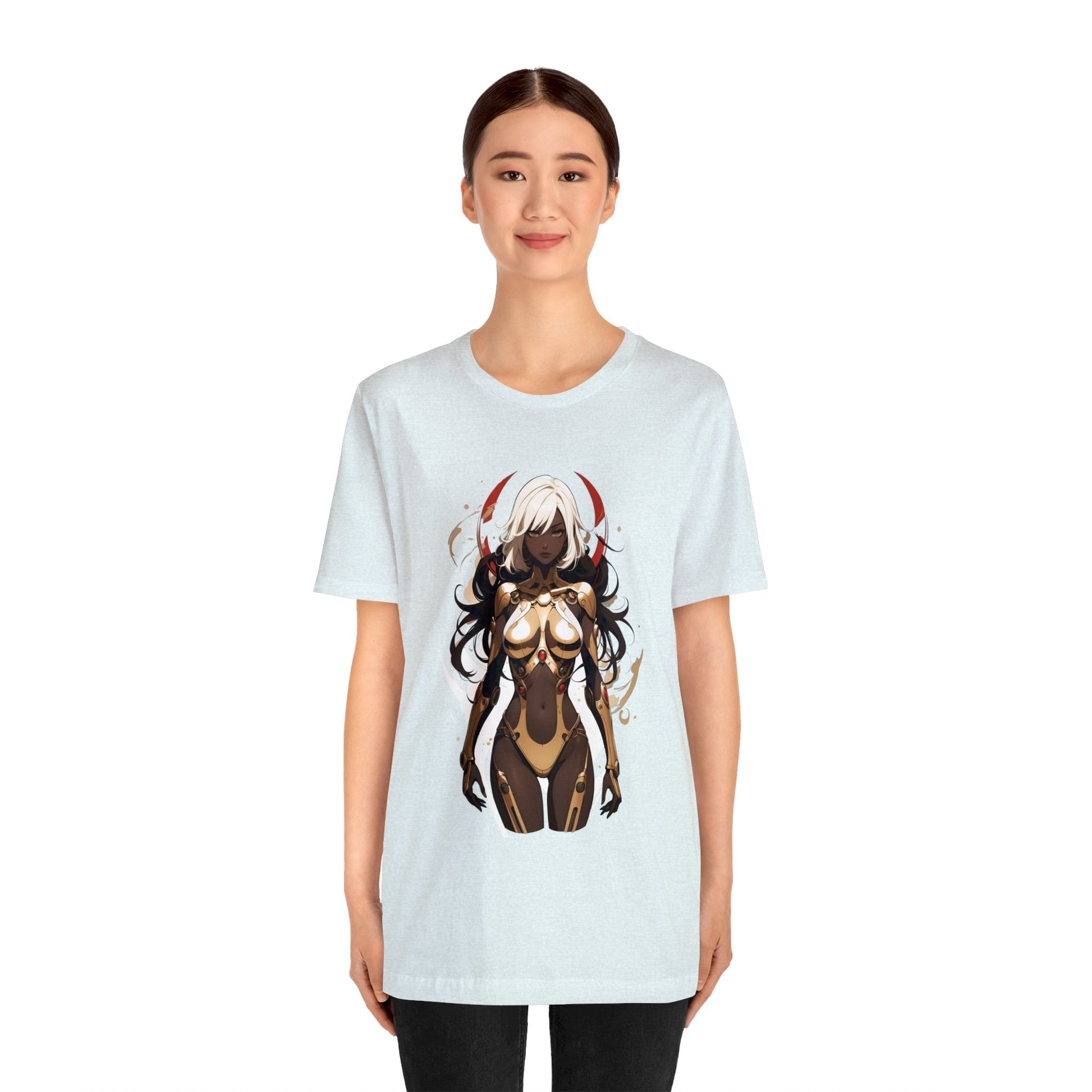 Kǎtōng Piàn - Mecha Girl Collection - Elizabeth - Unisex Jersey Short Sleeve Tee Printify
