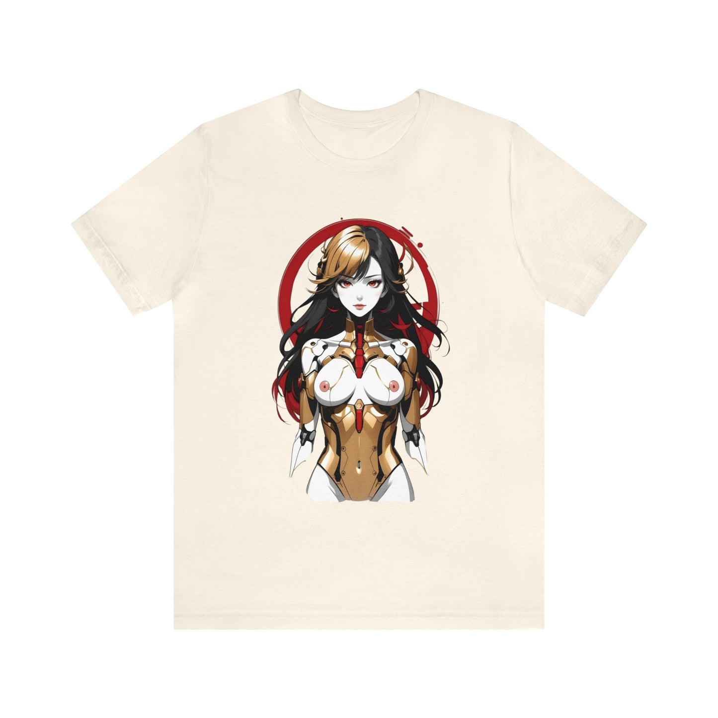 Kǎtōng Piàn - Mecha Girl Collection - Mia - Unisex Jersey Short Sleeve Tee Printify