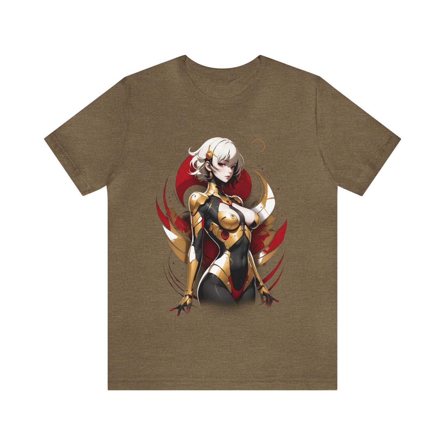 Kǎtōng Piàn - Mecha Girl Collection - Emily - Unisex Jersey Short Sleeve Tee Printify