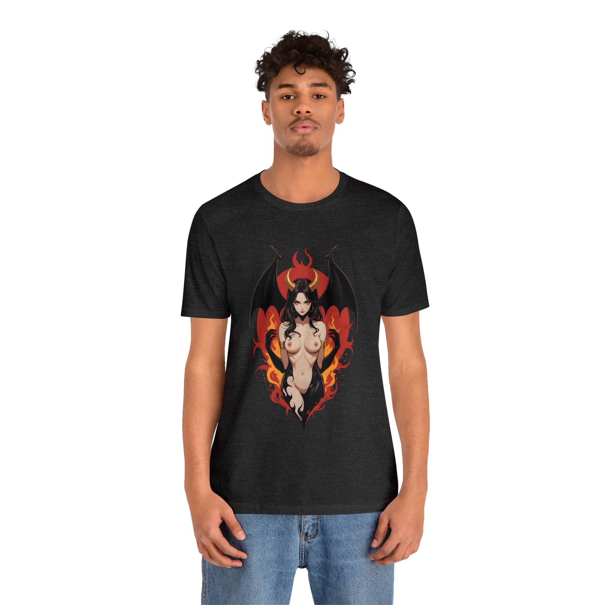 Kǎtōng Piàn - Devil Woman Collection - Devany - Unisex Jersey Short Sleeve Tee Printify